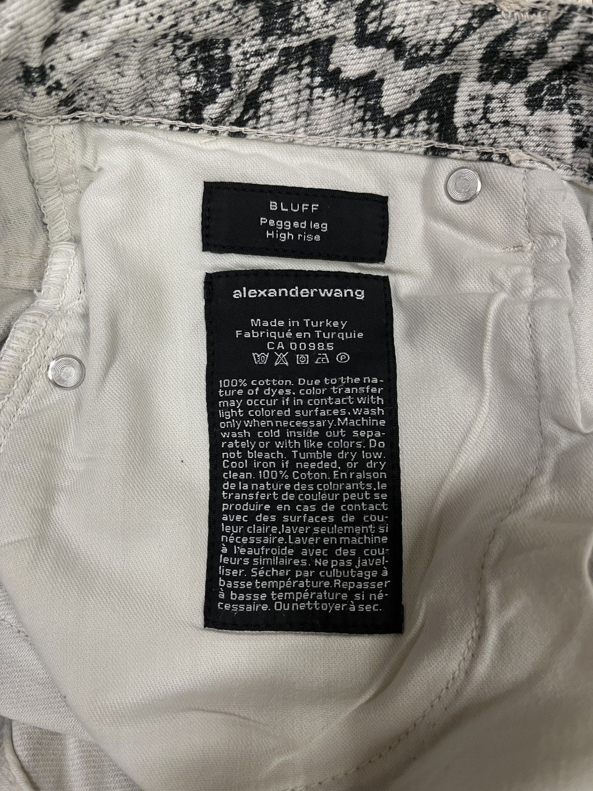 Alexander Wang Alexander Wang Jacket Pants Costume Game Bluff Python Snake Size XS / US 0-2 / IT 36-38 - 13 Thumbnail
