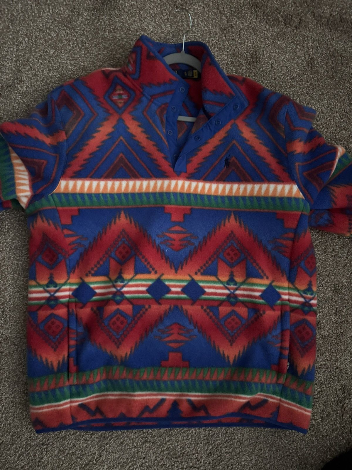 Vintage Vintage polo sweater Size US XL / EU 56 / 4 - 1 Thumbnail