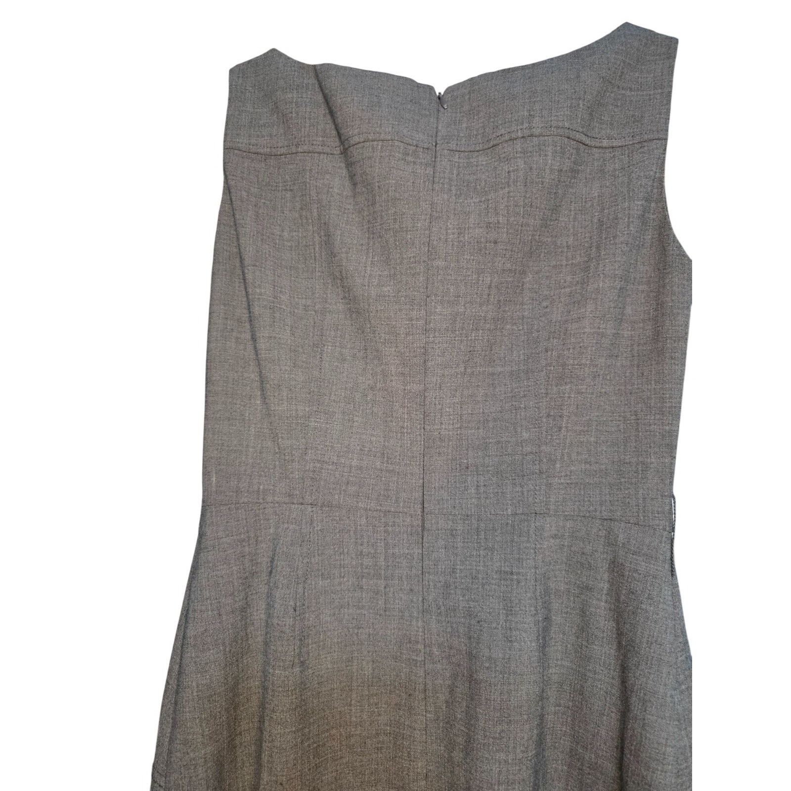 Antonio Marras Antonio Melani Women Pencil Dress Gray Sleeveless size 2 Size XS / US 0-2 / IT 36-38 - 7 Thumbnail