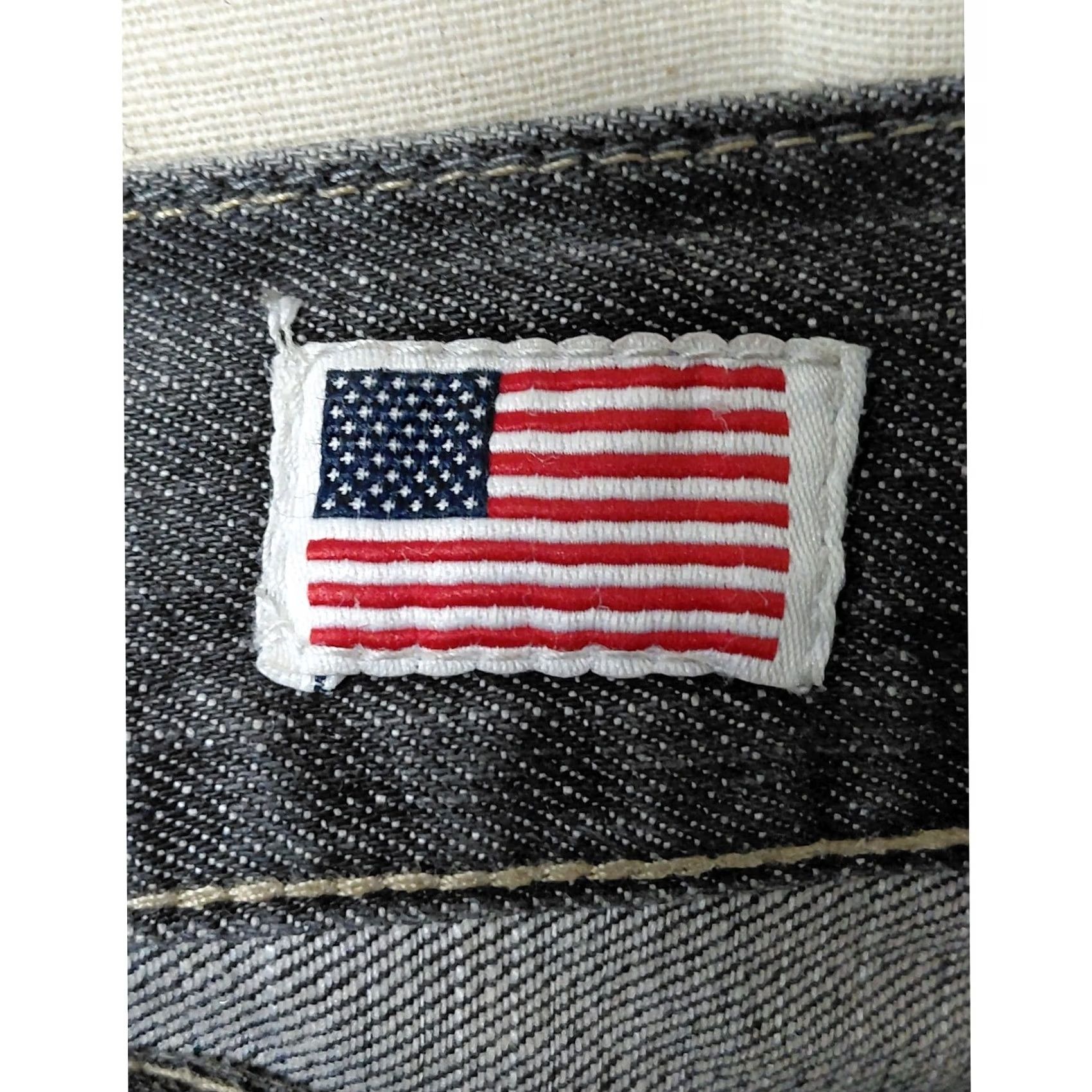 True Religion TRUE RELIGION Ricky Jeans Blue Solid Denim Classic Jeans Men 38 Inseam 33 Regular Size US Made Size US 38 / EU 54 - 4 Thumbnail