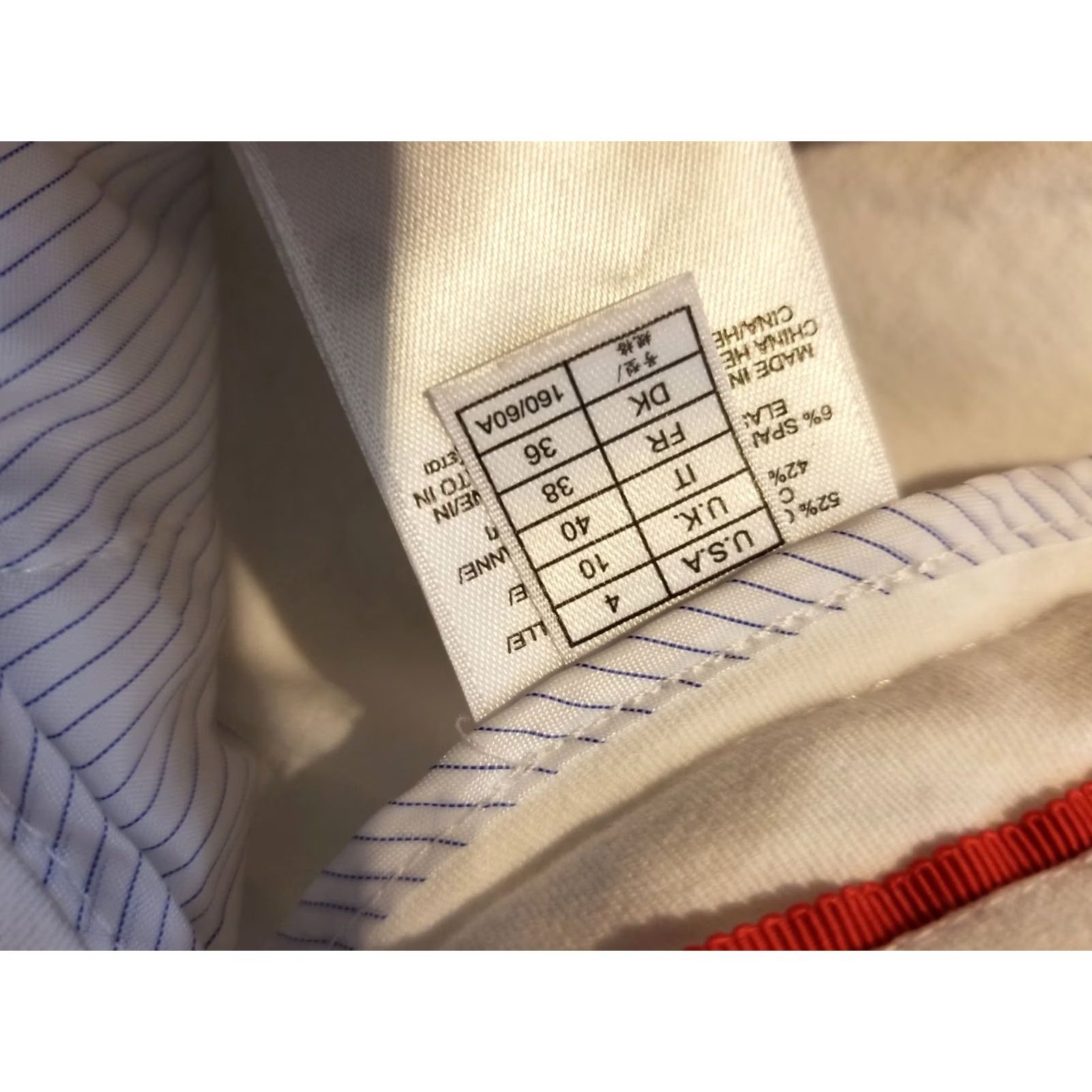 Brooks Brothers Womens Brooks Brothers Shorts White Cotton Chino Size 4 Size 27" / US 4 / IT 40 - 3 Thumbnail