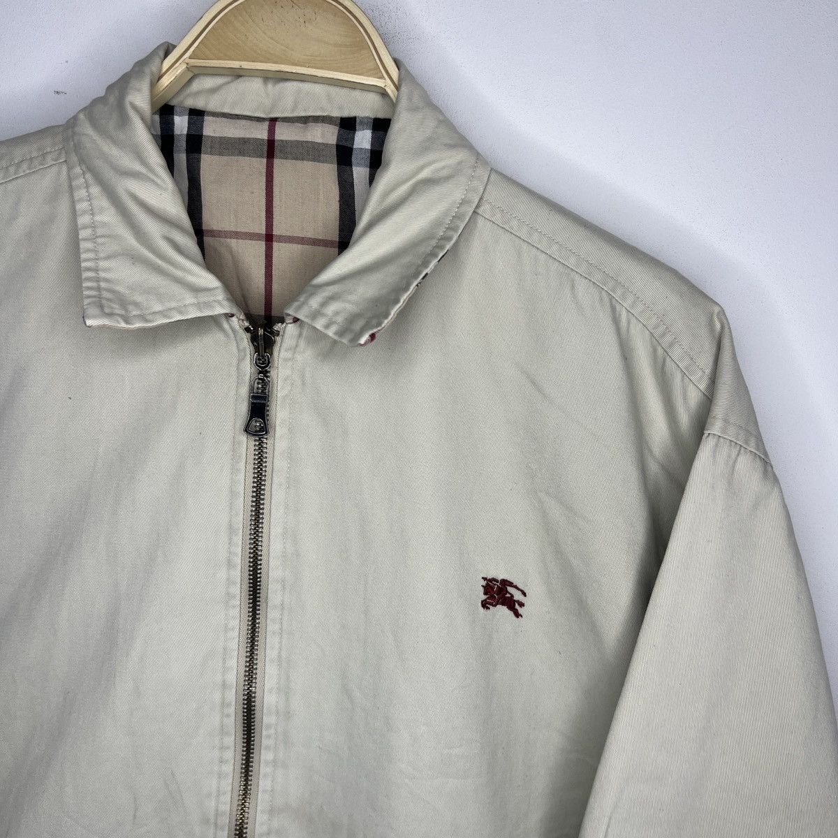 Burberry Burberr London Nova Check Jacket Reversible Bomber Beige Size US M / EU 48-50 / 2 - 9 Thumbnail