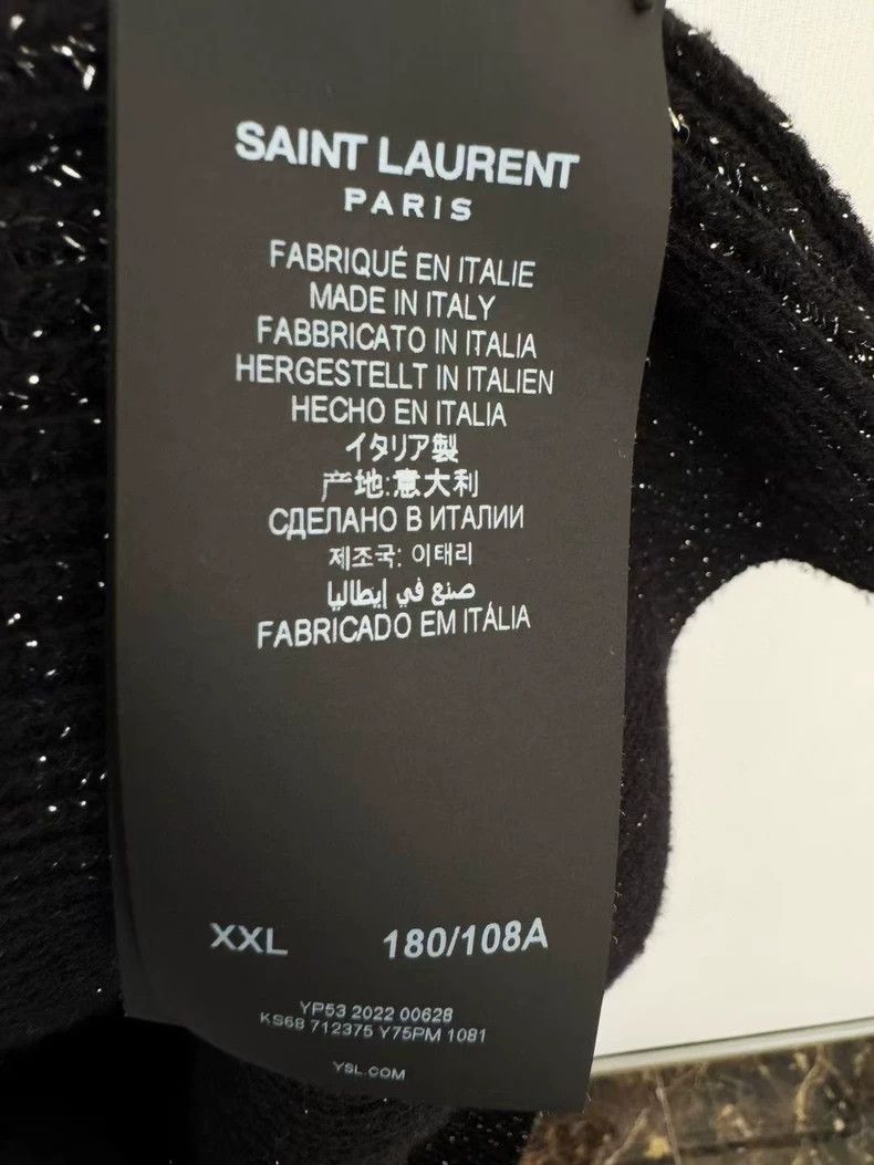 Saint Laurent Paris Saint Laurent Paris Saint Laurent Paris Starry Sky Knitted Size US XXL / EU 58 / 5 - 4 Thumbnail