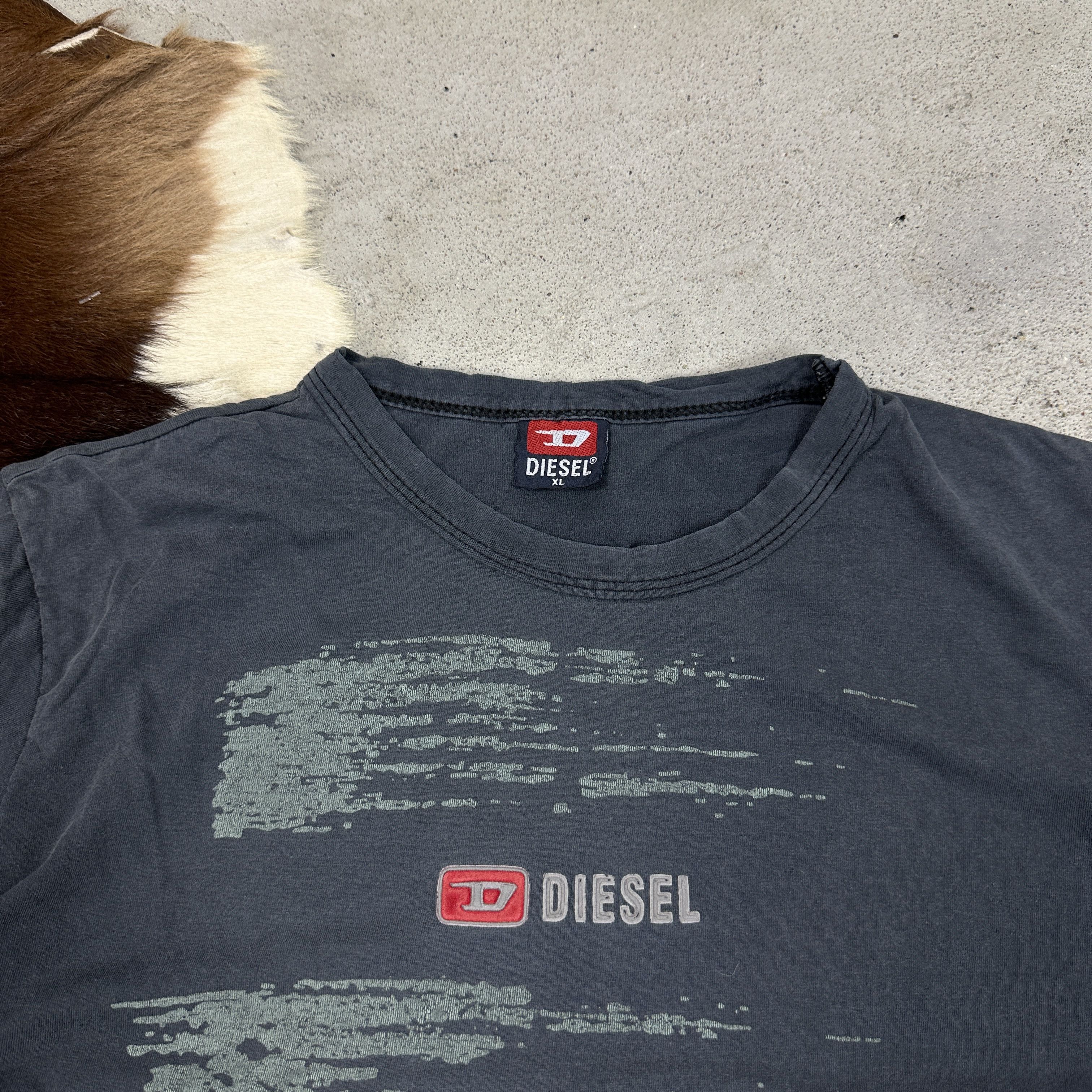 Diesel × Vintage Vintage Streetwear Grunge Biker Diesel T-shirt 00s Size US M / EU 48-50 / 2 - 5 Thumbnail