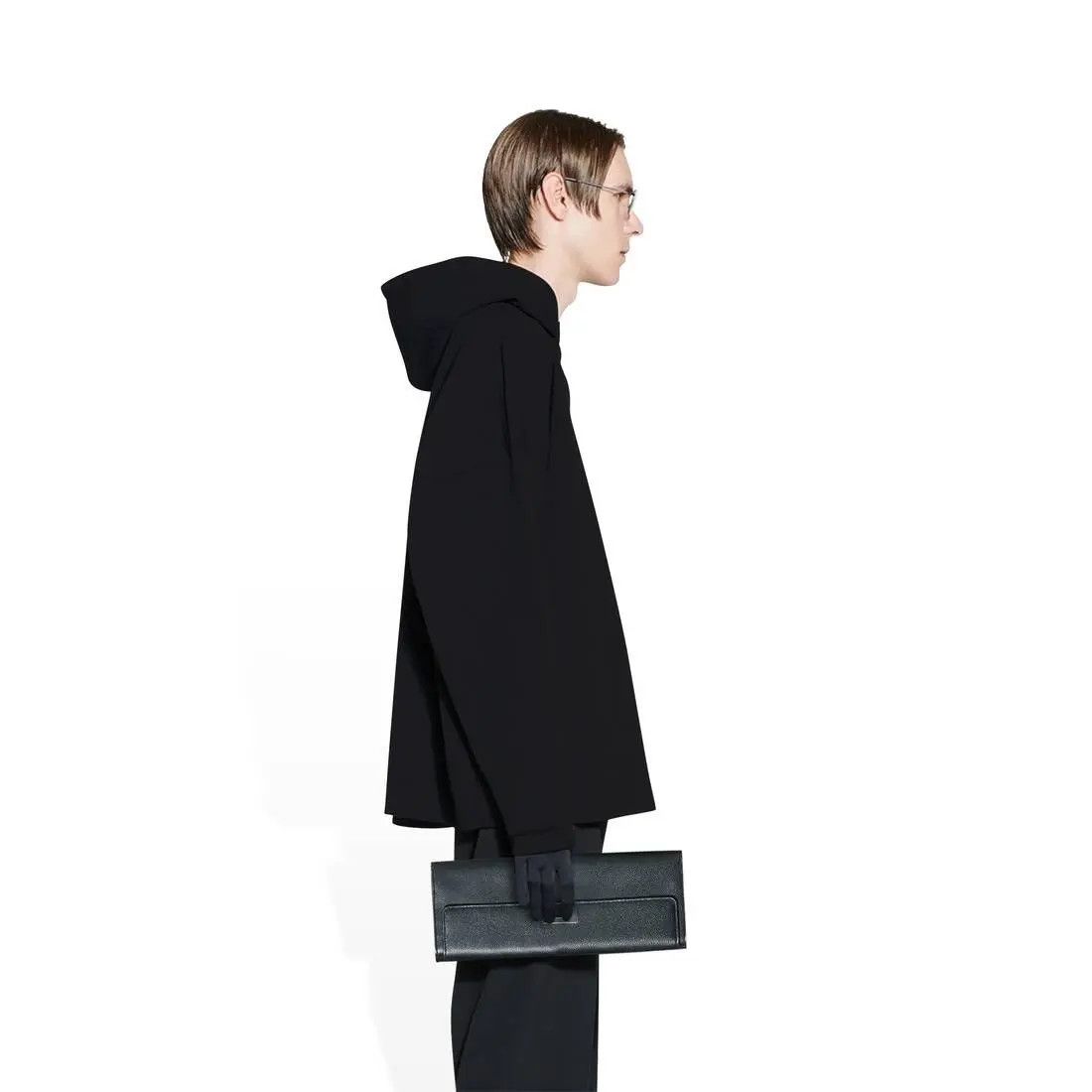 Balenciaga o1mt1gz0325 Hoodie in Black Size US XL / EU 56 / 4 - 3 Thumbnail