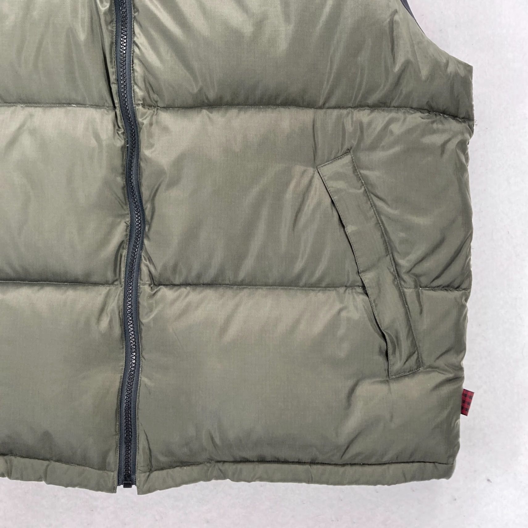 Vintage Woolrich Vest Mens Large Earth Green Goose Down Puffer Full Zip Pockets Camp Size US L / EU 52-54 / 3 - 3 Thumbnail