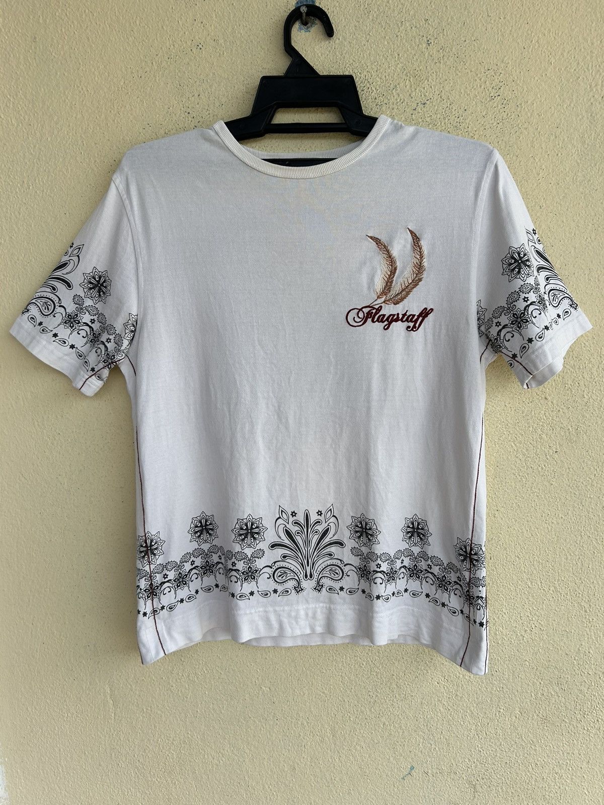 Flagstuff Flagstaff Arizona Motorcycle Embroidered Tshirt Size US XS / EU 42 / 0 - 2 Thumbnail