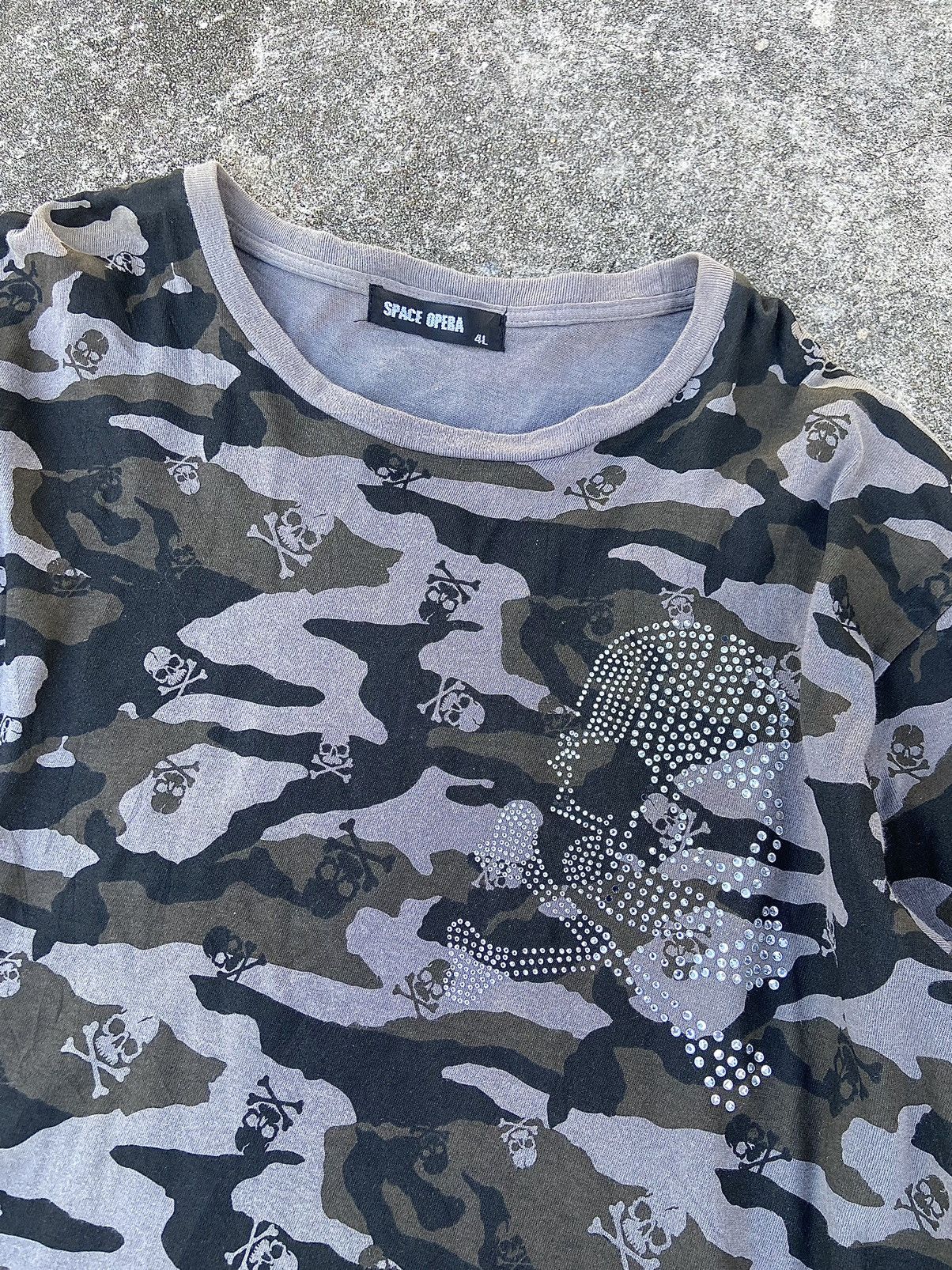 Beauty Beast × Hysteric Glamour × Japanese Brand BRUSQUE MANNER DOUBLE LAYER ALL OVER SKULL LONG SLEEVE Size US XL / EU 56 / 4 - 6 Thumbnail