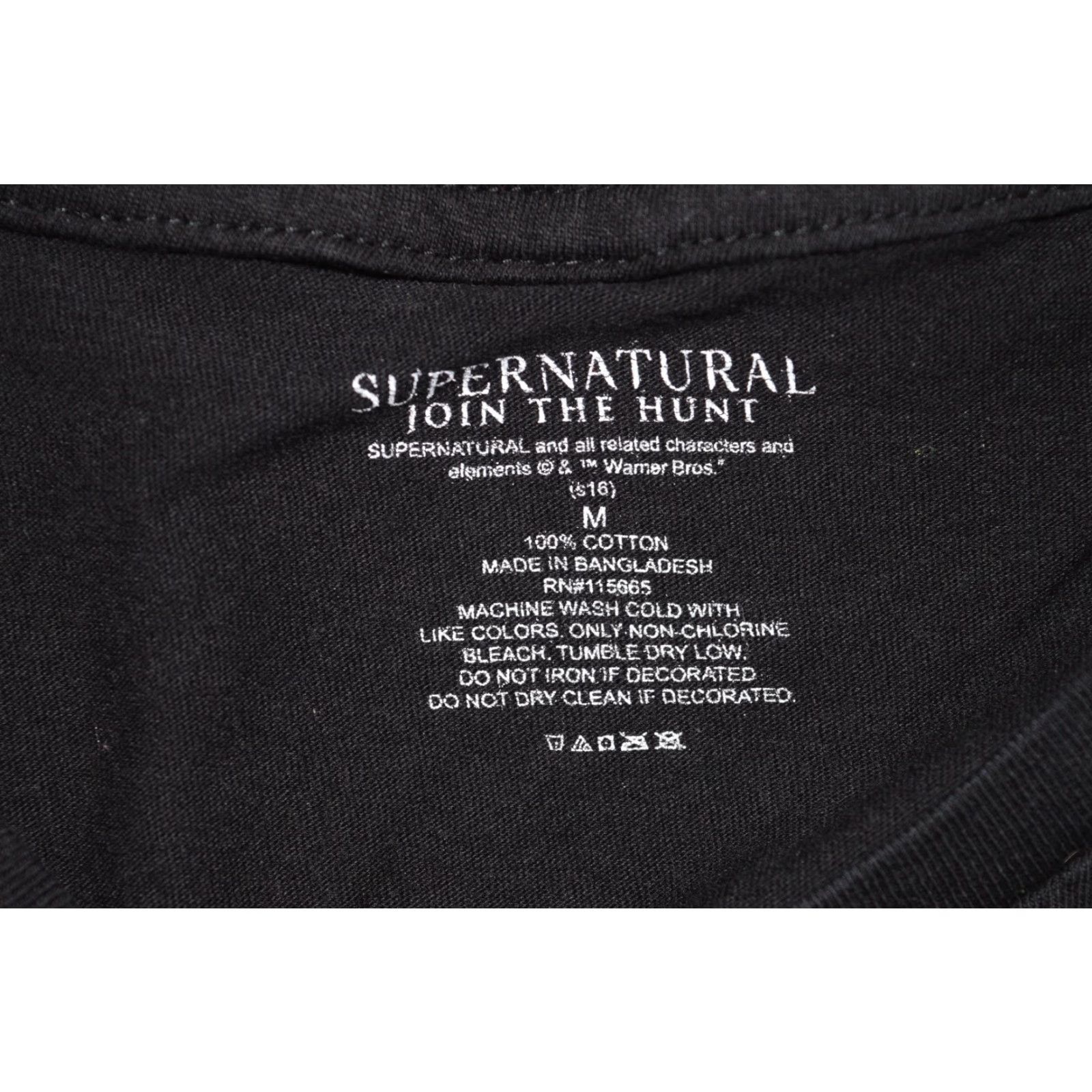 Vintage Womens Supernatural T-Shirt The Winchester Brothers Tee Size Medium M Black Graphic Tee Short Sleeve Regular Fit VINTAGE No Size M / US 6-8 / IT 42-44 - 3 Thumbnail