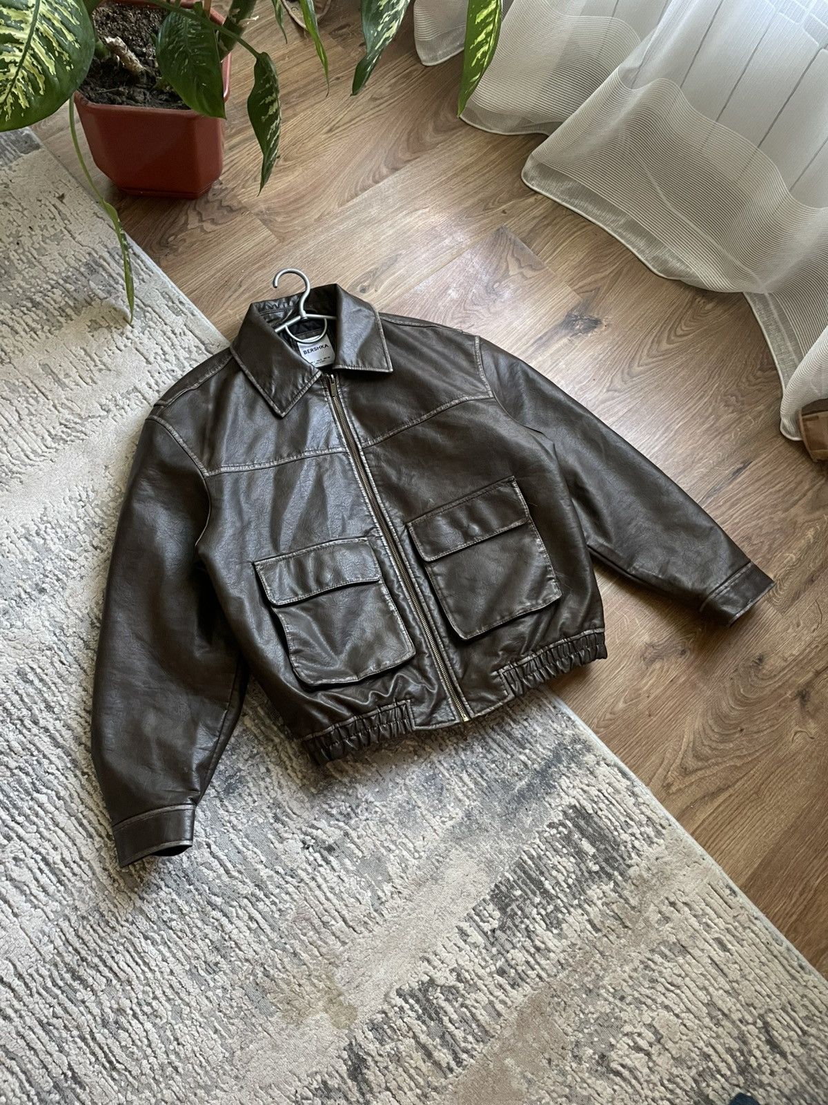 Vintage Bershka Leather Jacket Size US S / EU 44-46 / 1 - 1 Thumbnail