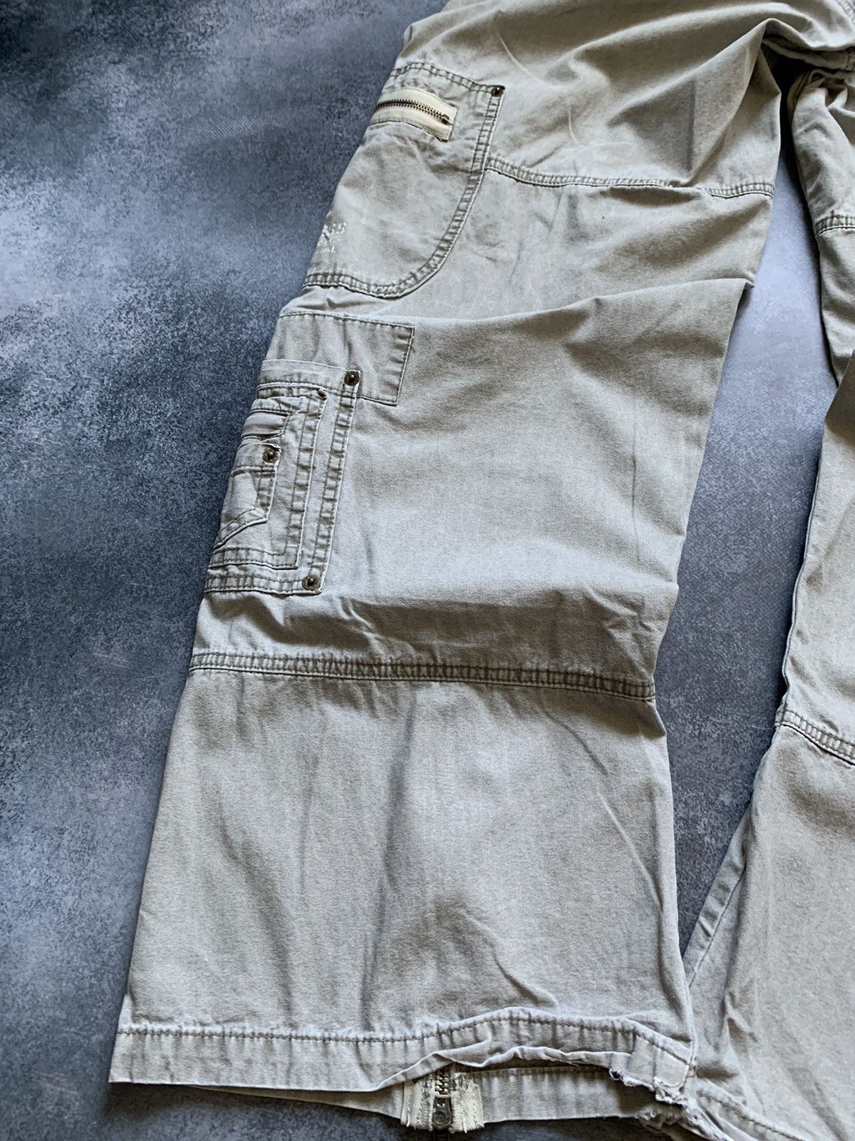 Hysteric Glamour Vintage Balenciaga Junya Watanabe Style Cargo Washed Jeans Size US 34 / EU 50 - 10 Thumbnail