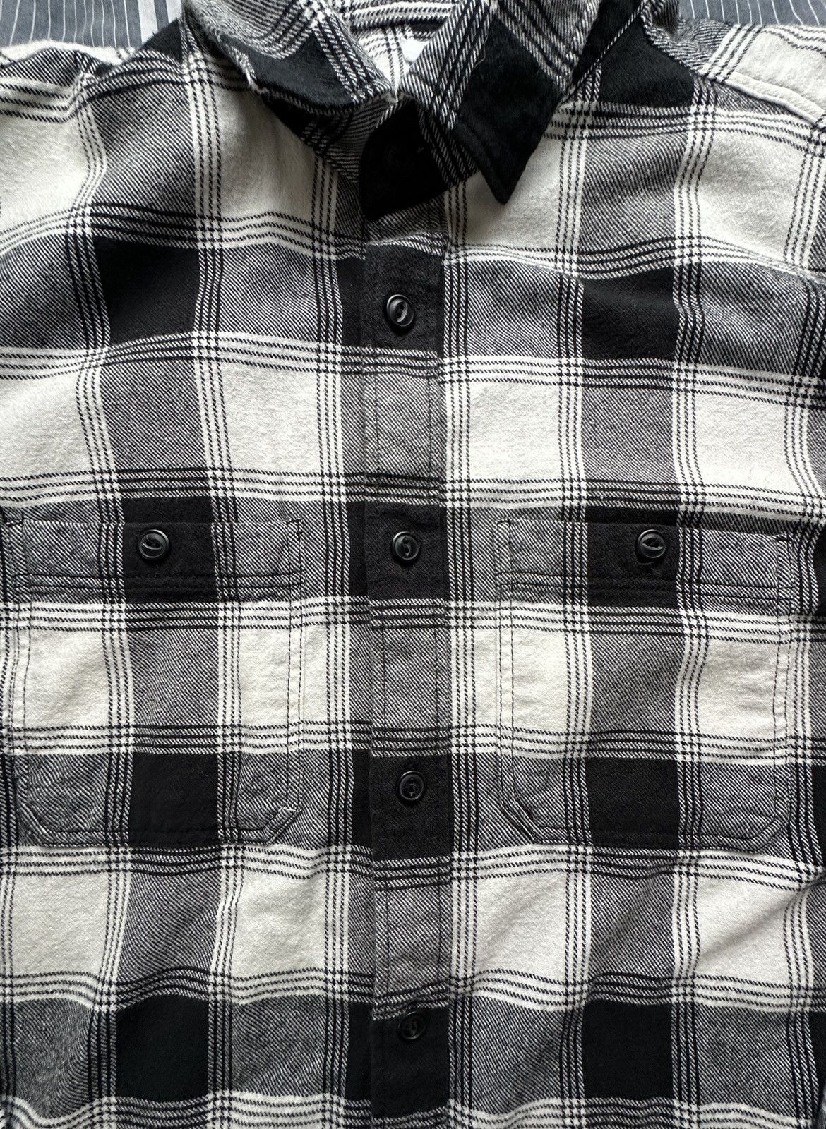 Gap Black and White Gap Flannel Size US M / EU 48-50 / 2 - 2 Thumbnail