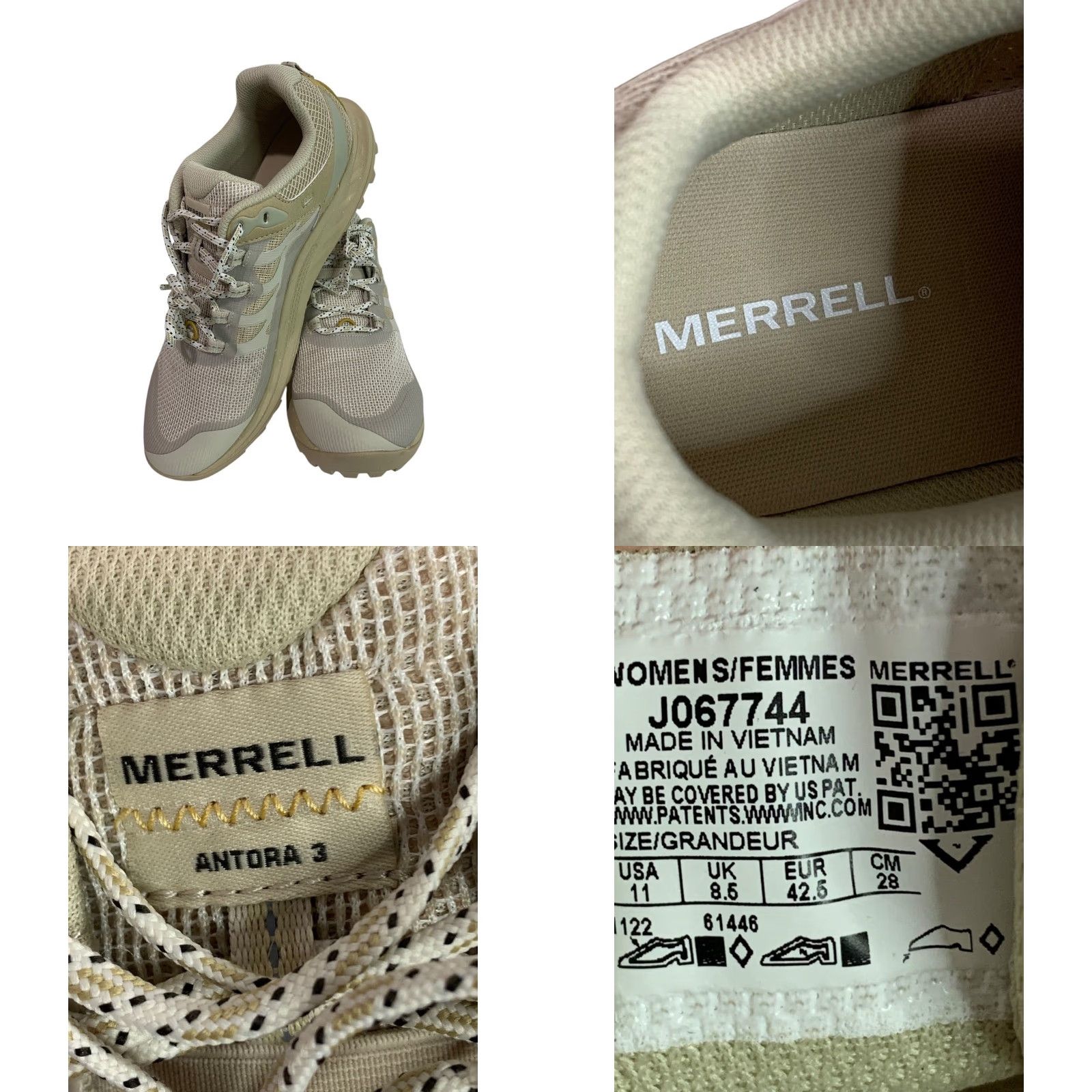 Merrell Merrell Antora 3 Sneaker Womens 11 Oyster Tan J067744 Size US 11 / IT 41 - 8 Thumbnail