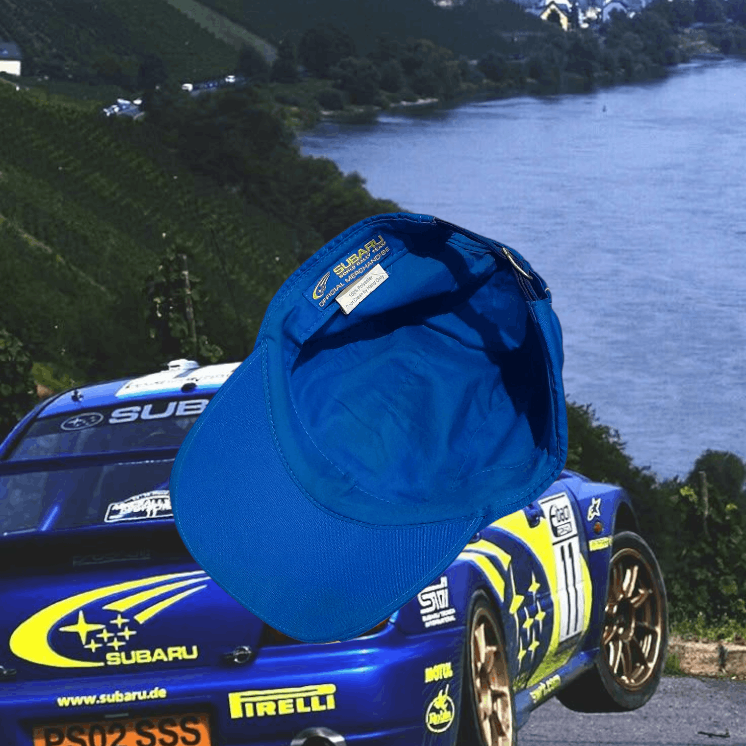Vintage Vintage Hat Subaru Rally, Caps Rally World Rally Team Size ONE SIZE - 3 Thumbnail