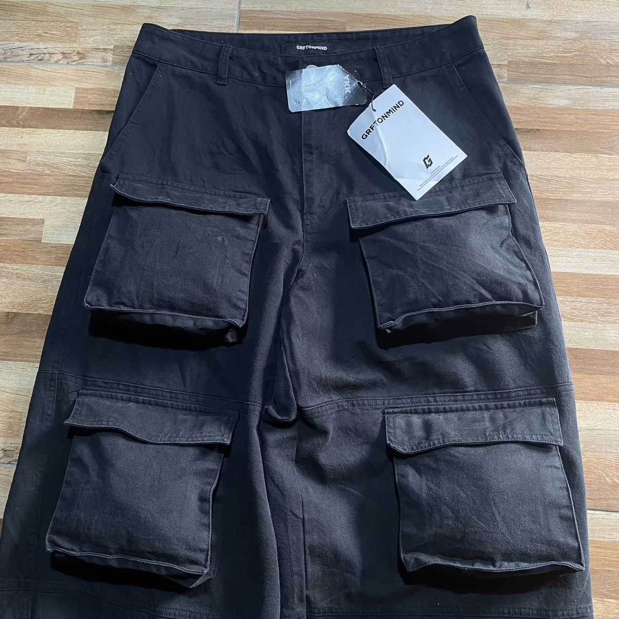 If Six Was Nine GRFTNMIND 10Pocket Oversized Pants Black Size US 32 / EU 48 - 4 Thumbnail