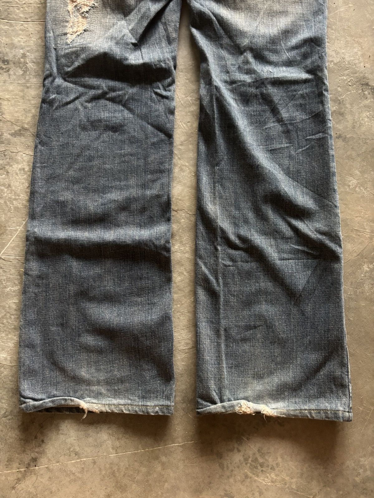 If Six Was Nine VANQUISH flare distressed patchwork rusty mudmax japanese Size US 29 - 20 Thumbnail