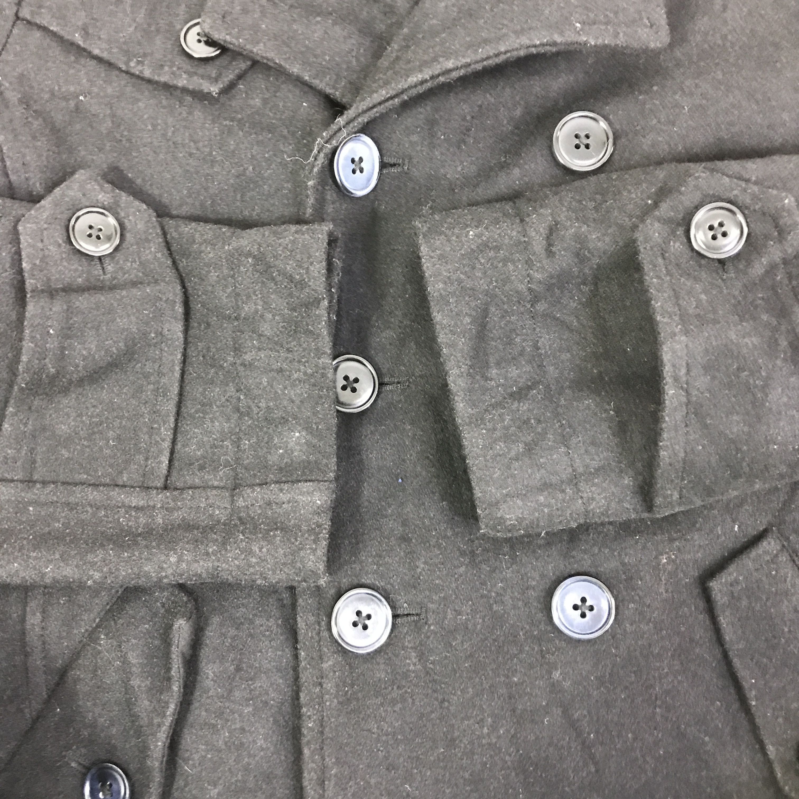 semanticdesign SEMANTIC DESIGN DOUBLE BREASTED WOOL JACKET K85B16 Size US L / EU 52-54 / 3 - 8 Thumbnail
