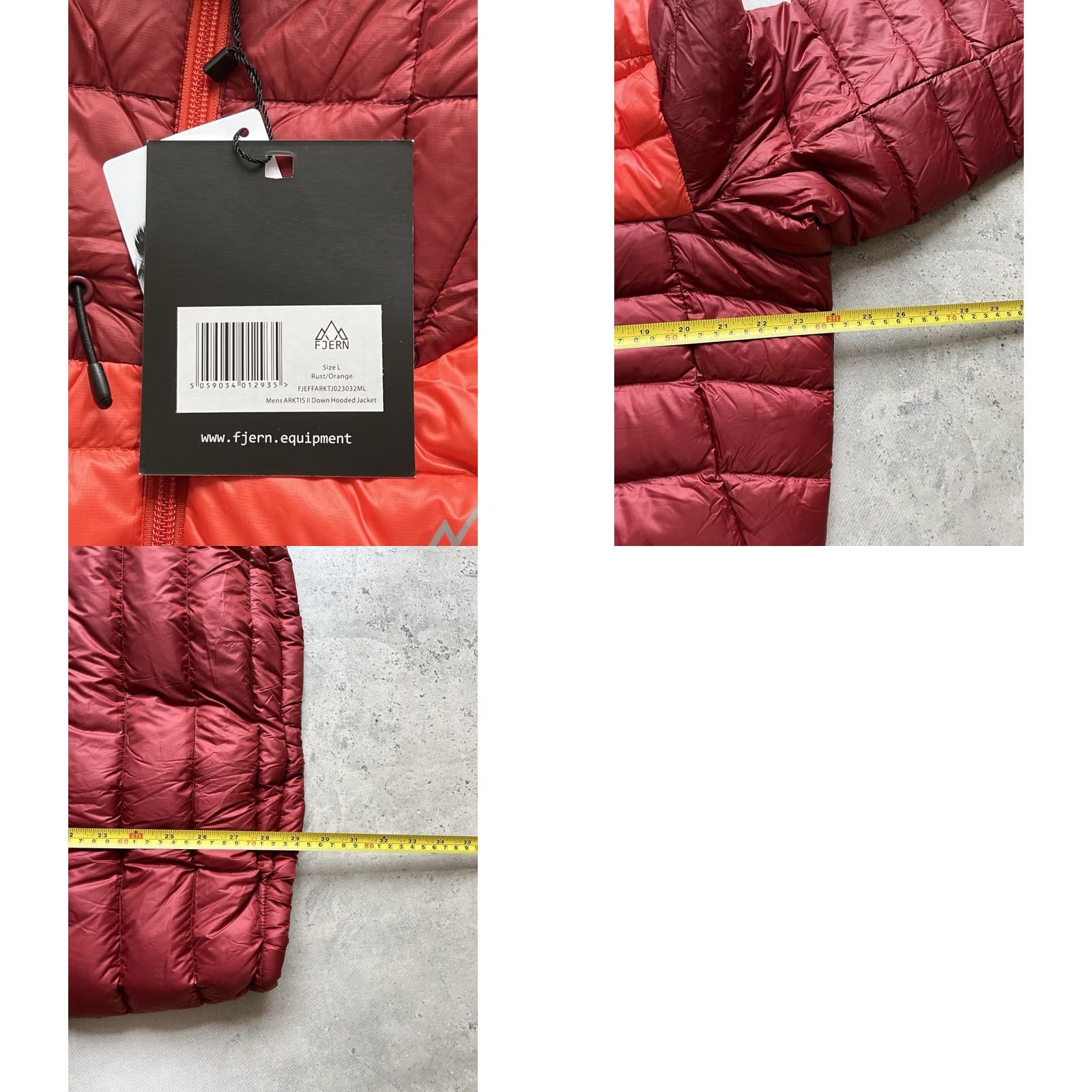 Vintage FJERN DOWN JACKET PUFFER MEN'S L Jacket Adult L Rust Nylon Full Zip Outdoor - Mens Size US L / EU 52-54 / 3 - 9 Thumbnail