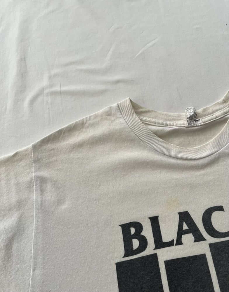 Band Tees Vintage 2000s Black Flag 1985 SST Records White Tee Size US M / EU 48-50 / 2 - 11 Thumbnail