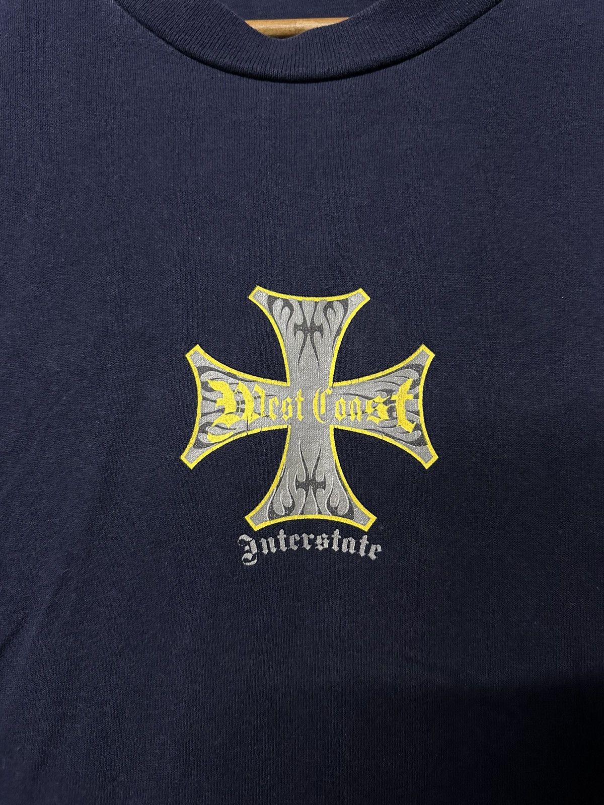 Vintage Vintage 90s West Coost Chopper Interstate Canter Tee Size US XL / EU 56 / 4 - 4 Thumbnail