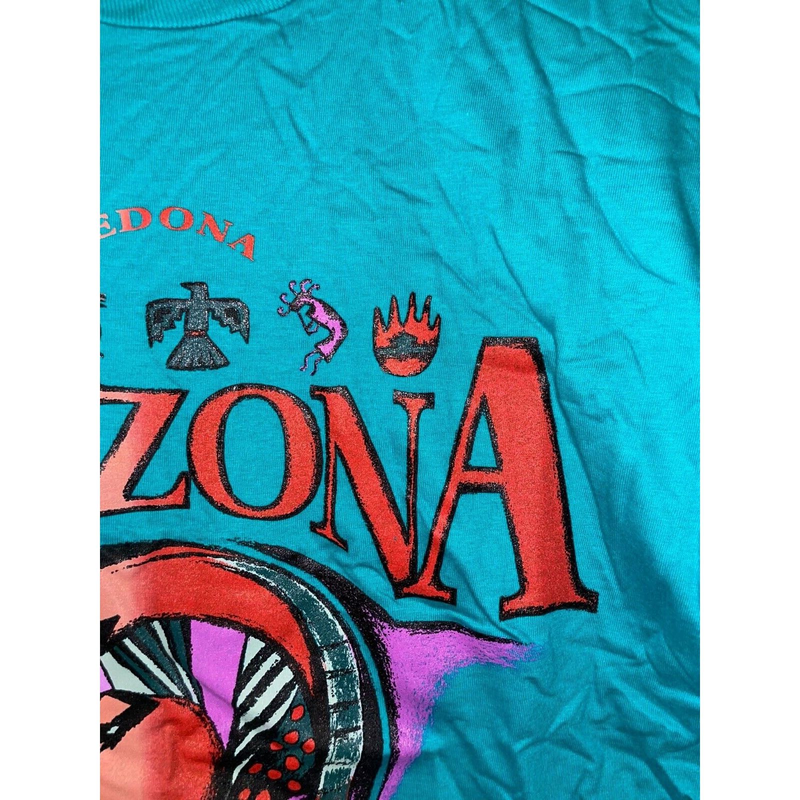 Jerzees Vintage Native American Shirt Arizona Sedona Tee VTG 90s L Size US L / EU 52-54 / 3 - 5 Thumbnail