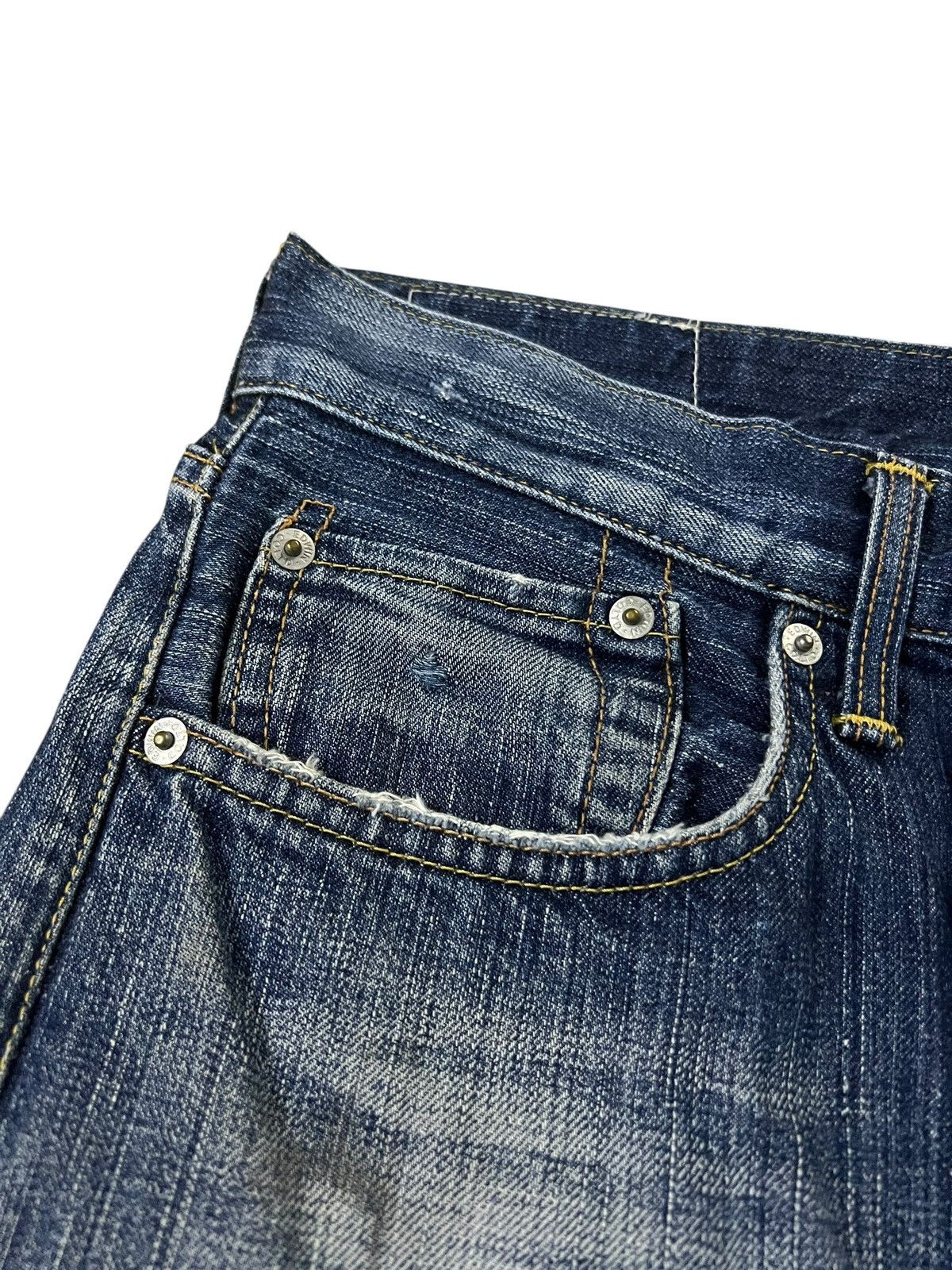 Hysteric Glamour Vintage Edwin 503R Distress Washed Jean Japan Size US 33 - 8 Thumbnail