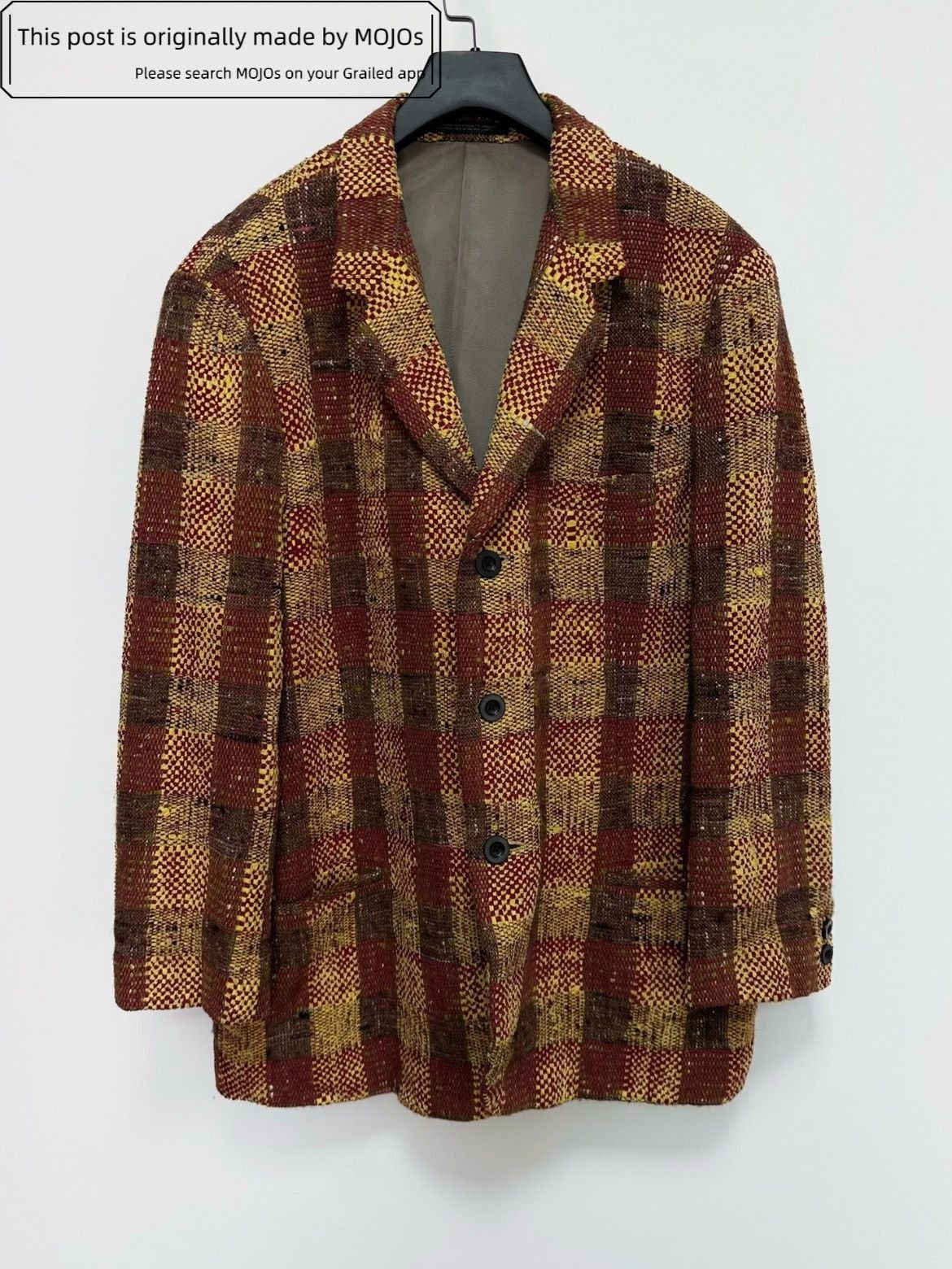 Yohji Yamamoto 93AW Color Plaid Jacket