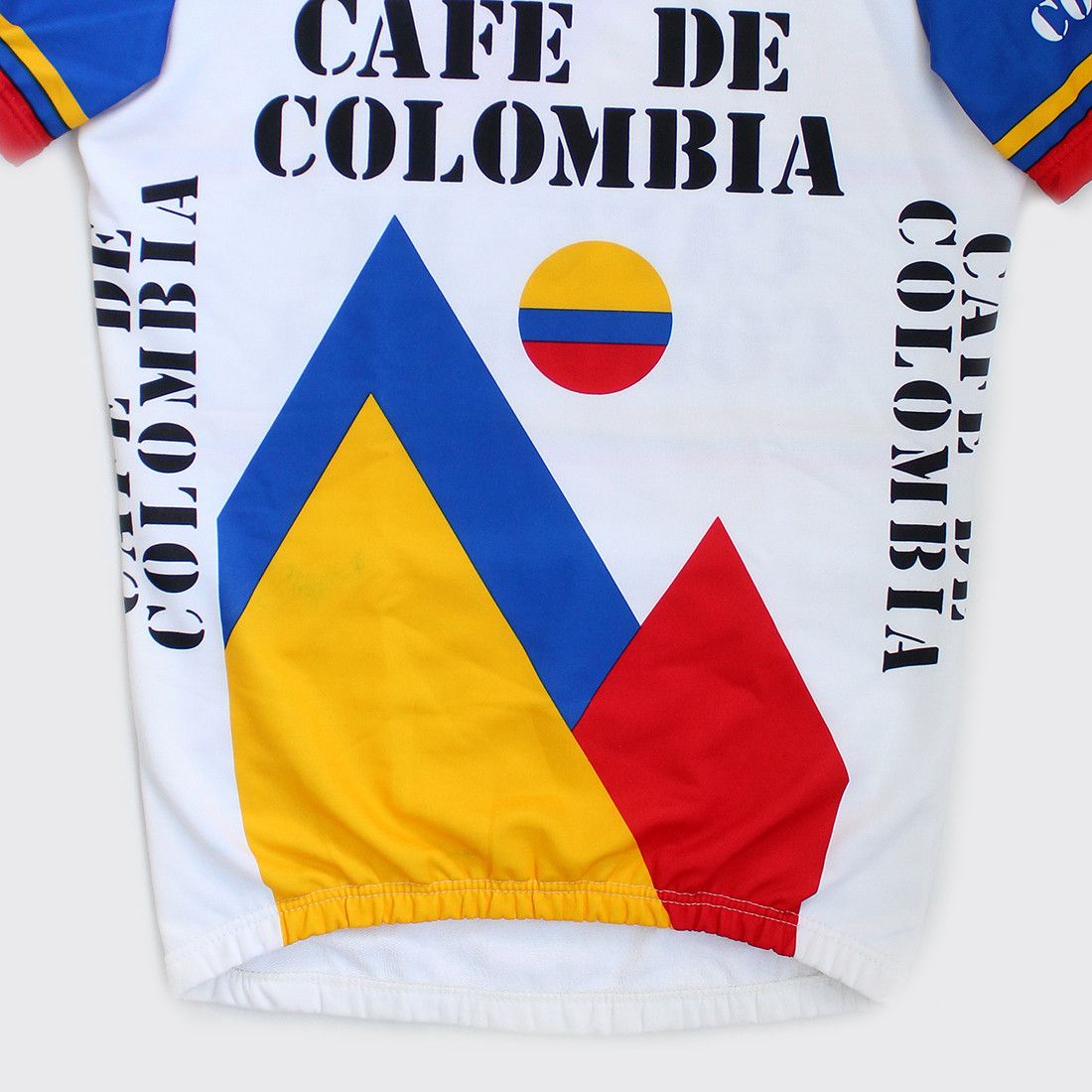 Vintage 1986 PILAS VARTA Cafe De Colombia cycling jersey bike tshirt Size L / US 10 / IT 46 - 6 Thumbnail