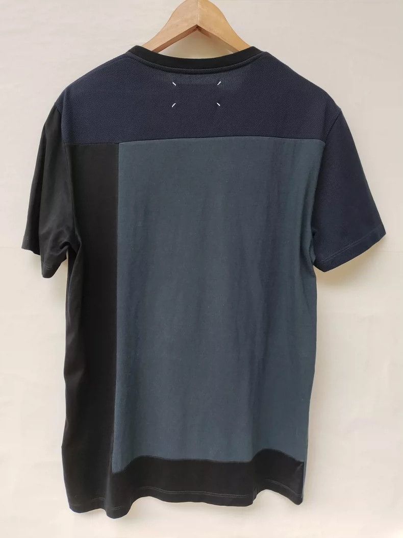 Maison Margiela Maison Margiela Black color-blocked short-sleeved T-shirt Size US M / EU 48-50 / 2 - 2 Thumbnail