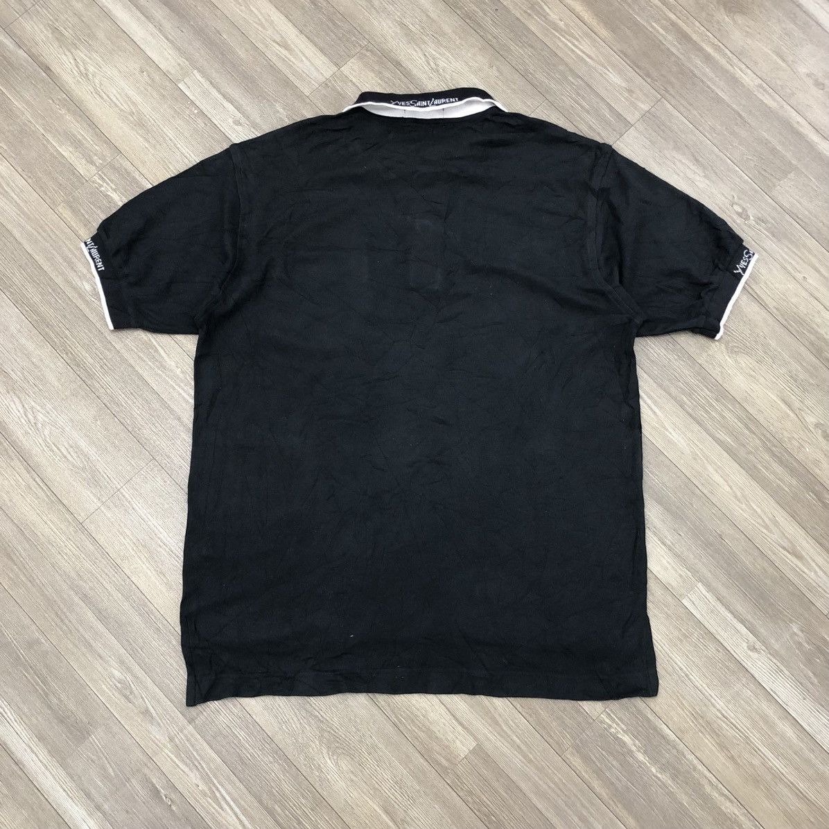 Vintage × Yves Saint Laurent Vintage Yves Saint Laurent Pour Homme YSL Pocket Polo Shirt Size US L / EU 52-54 / 3 - 14 Thumbnail
