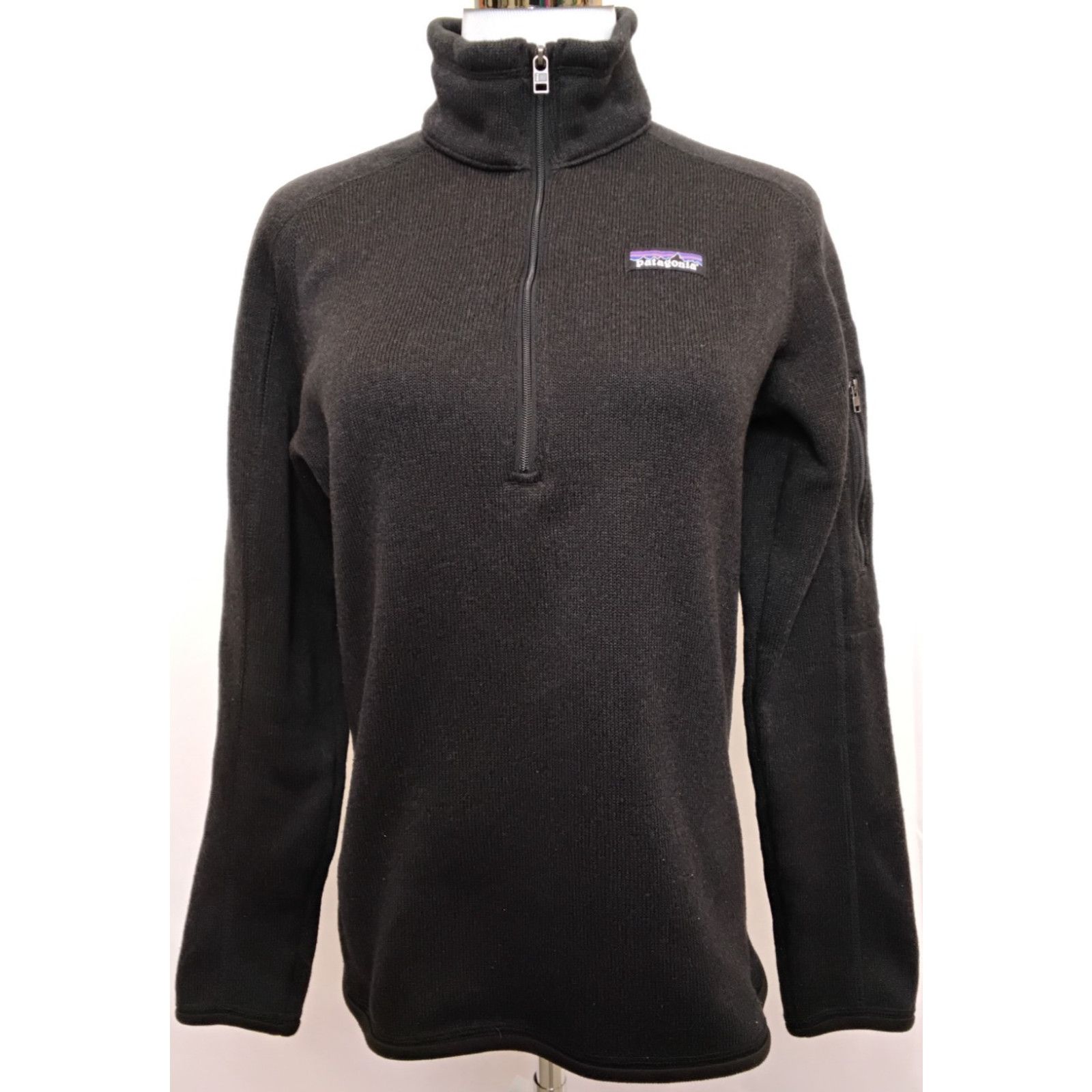 Patagonia Patagonia Better Sweater 1/4 Zip W's S Black Fleece Lined Size S / US 4 / IT 40 - 2 Thumbnail