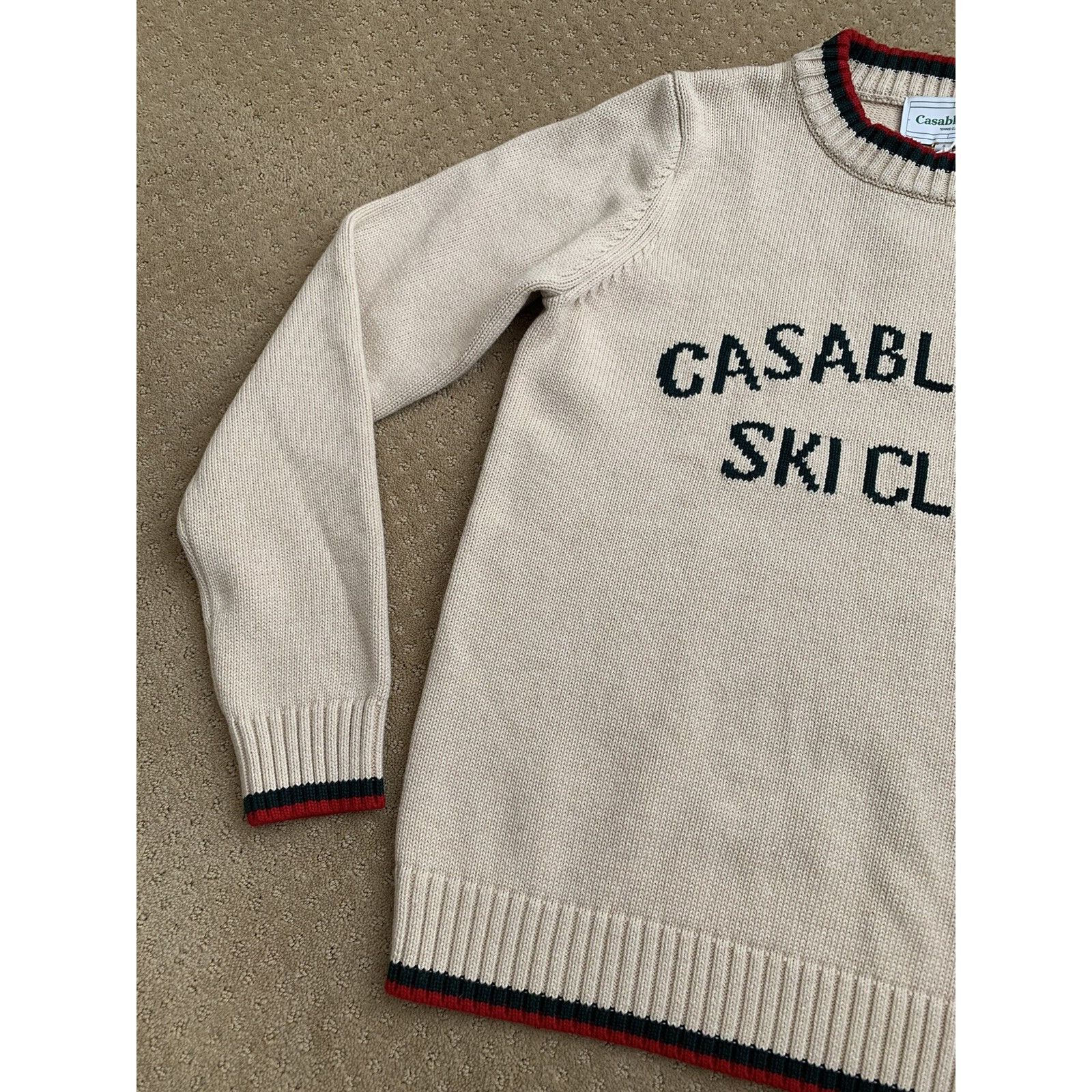 Casablanca Casablanca New Ski Club Sweater Knit Cream Small Size US S / EU 44-46 / 1 - 3 Thumbnail