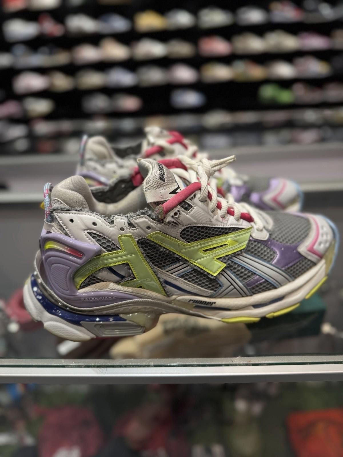 Balenciaga Balenciaga Runner Multicolor Mesh Sneakers $1150 47EU/14US Size US 14 / EU 47 - 2 Thumbnail