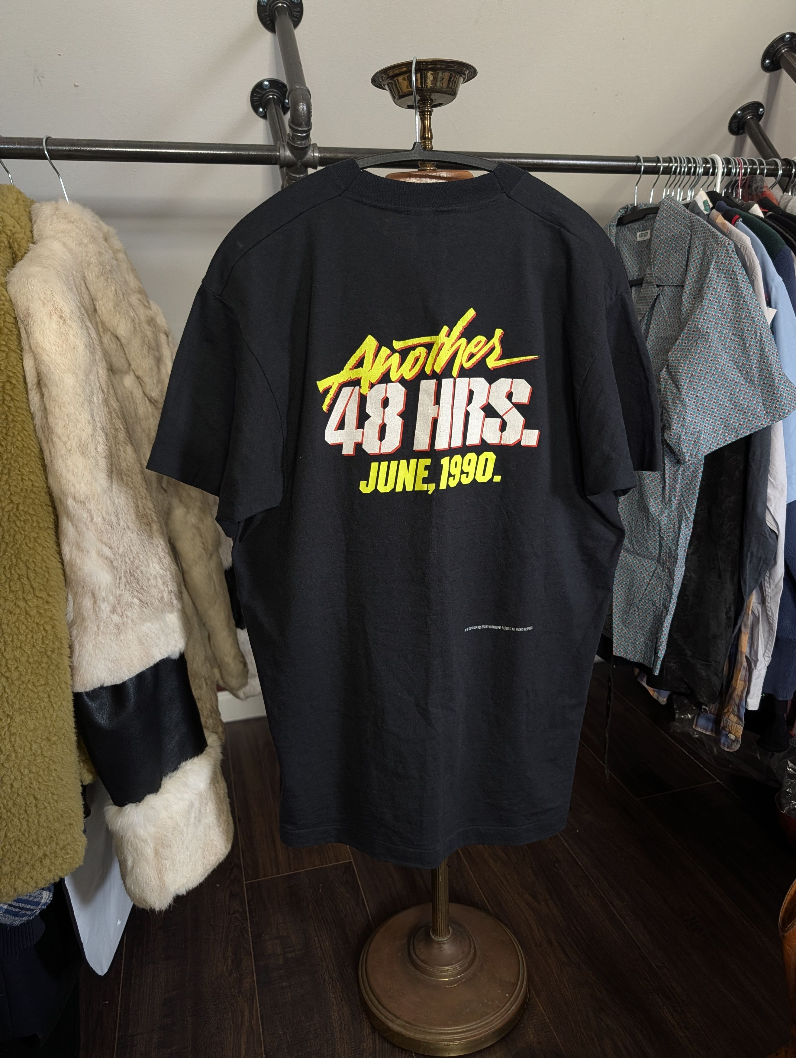 Vintage ANOTHER 48 HRS Screen Stars 1990 vintage movie promo tee Size US XL / EU 56 / 4 - 1 Thumbnail