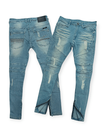 Karl Kani FYE🔥 Karl Kani 1989 Punk Biker Denim Size US 32 / EU 48 - 1 Thumbnail