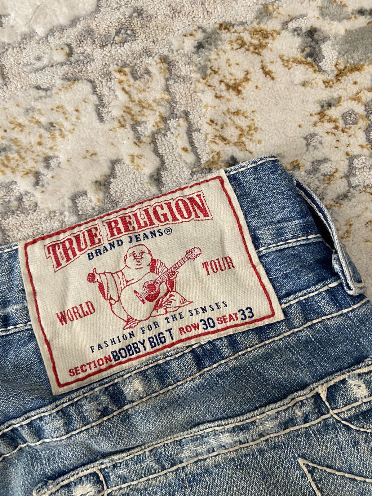 If Six Was Nine × Other × True Religion Y2K REVIVAL FLARE WASH DENIM JEANS Size US 34 / EU 50 - 7 Thumbnail