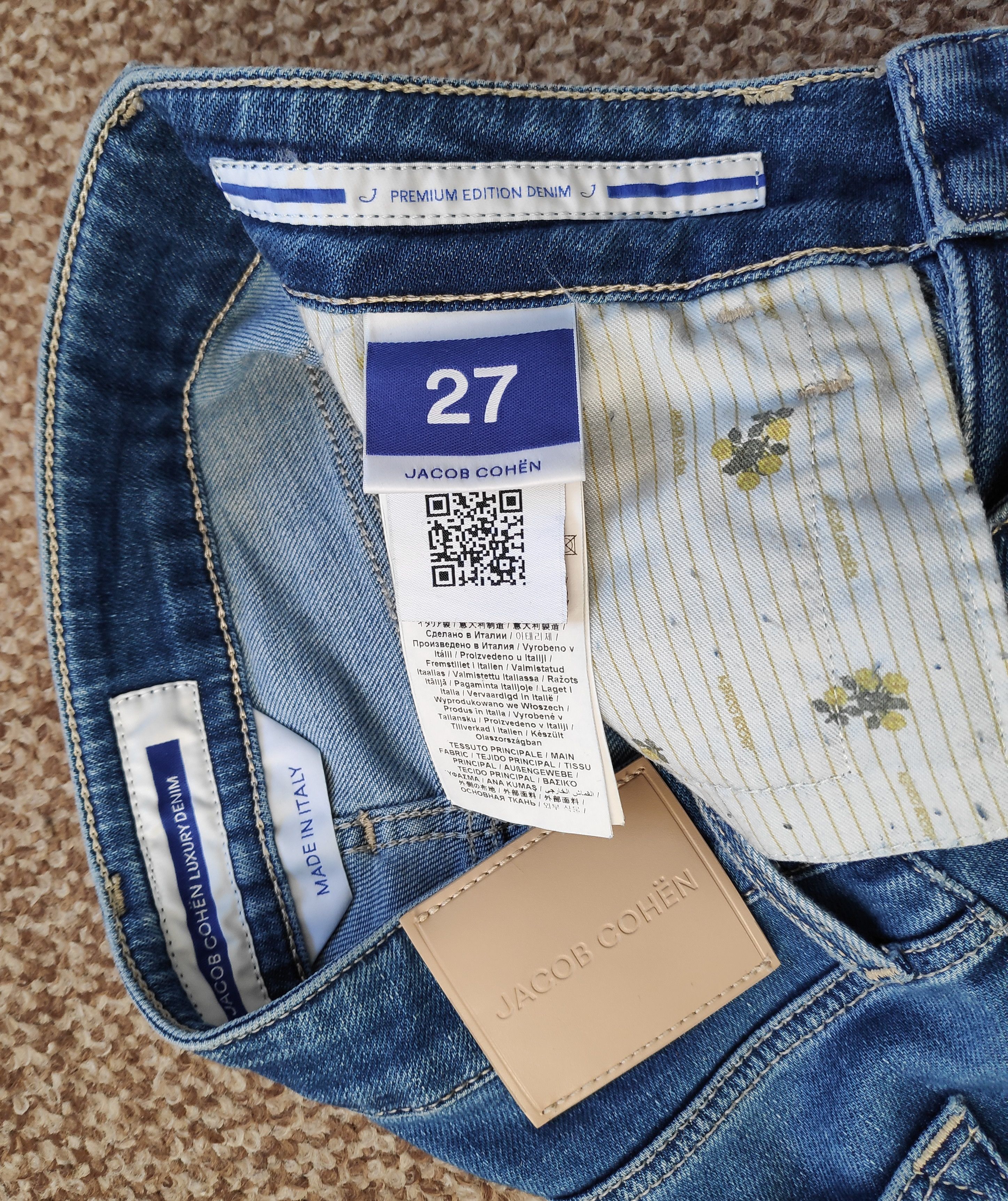 Jacob Cohen RRP $285 Jacob Cohen Kim Women's Skinny Denim Jeans Size 27" / US 4 / IT 40 - 10 Thumbnail