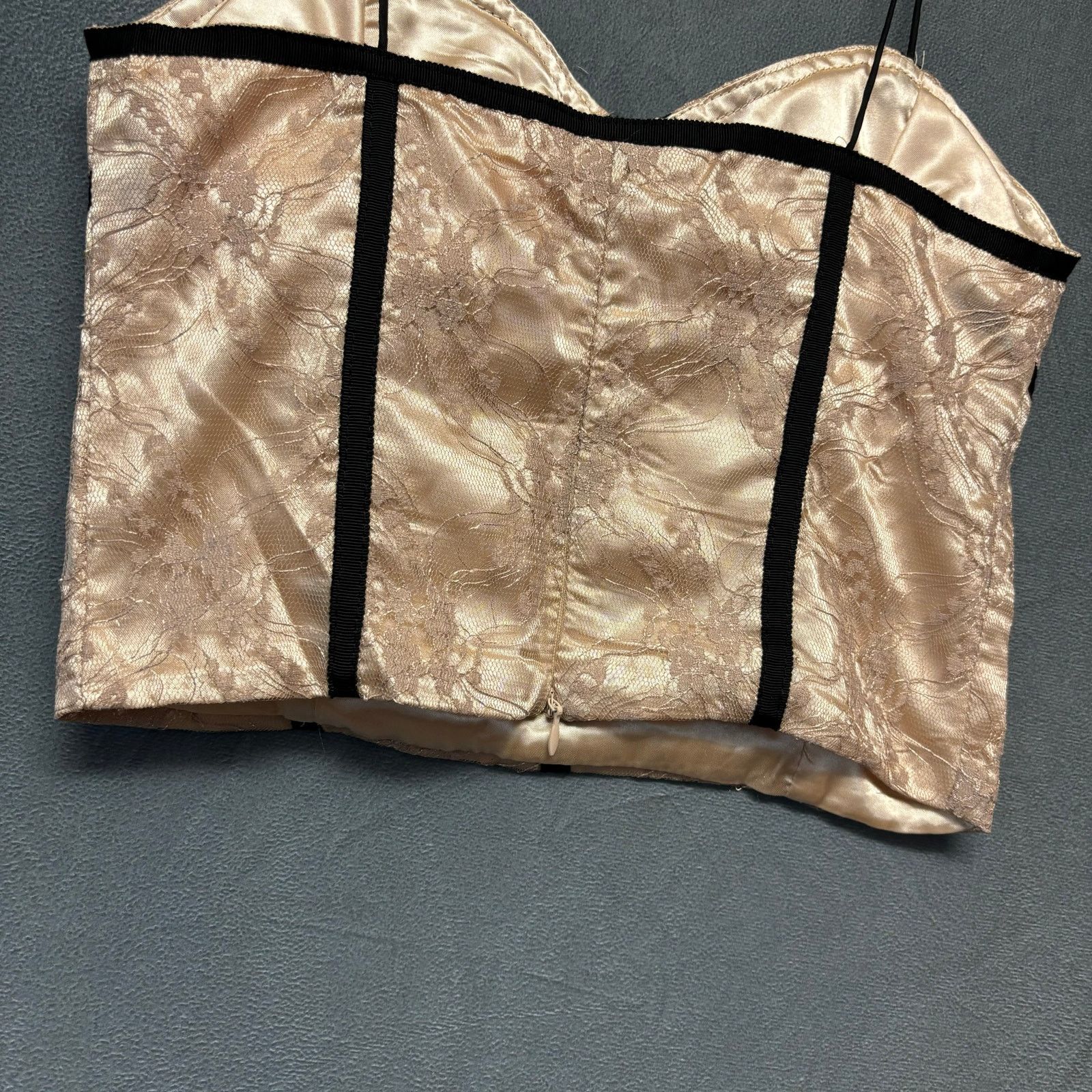 Other A+ Lace Corset Blouse Lingerie Layered Spaghetti Strap Size S / US 4 / IT 40 - 8 Thumbnail