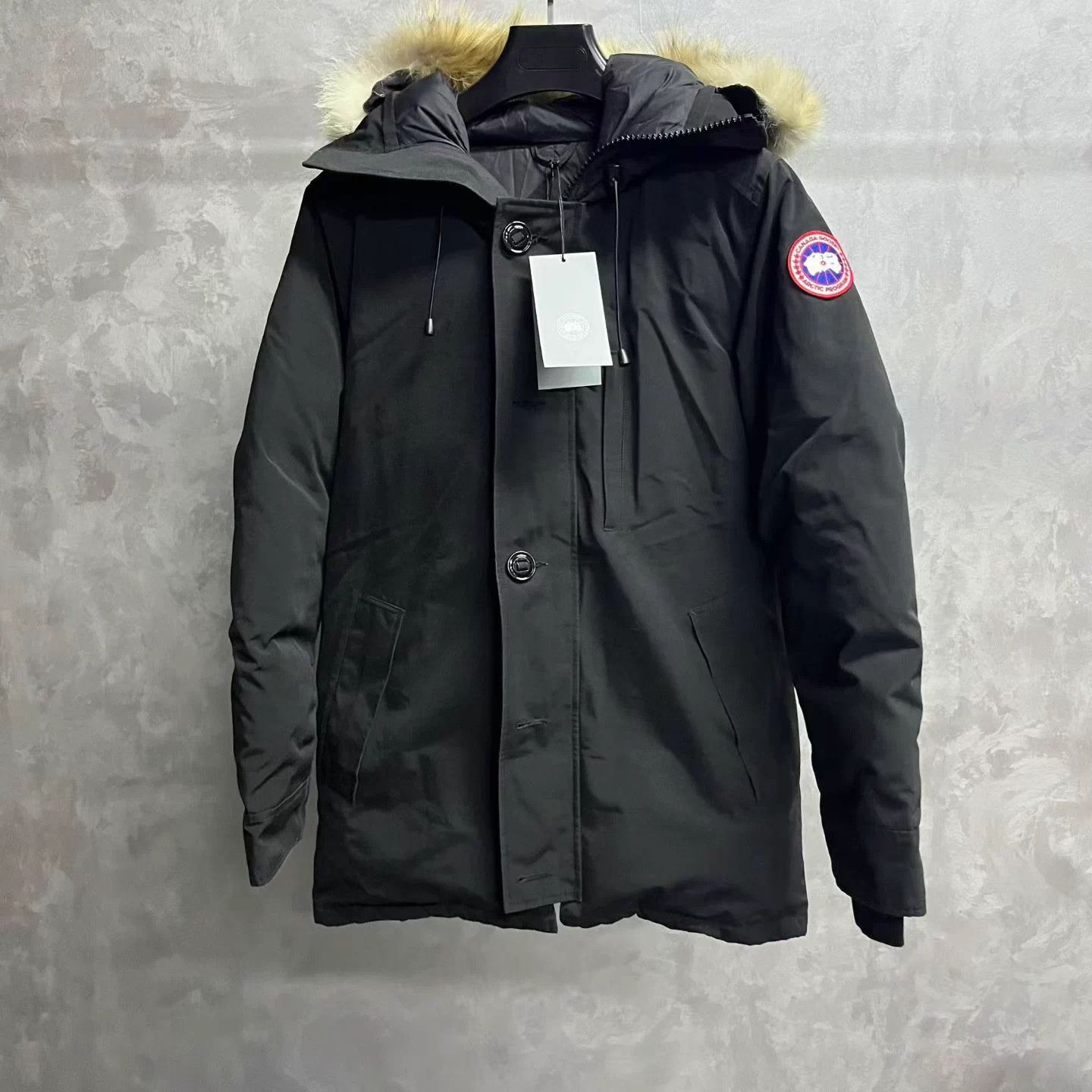 Canada Goose Canada Goose Black Red Label Fitted Parka M New Tags Size US M / EU 48-50 / 2 - 1 Thumbnail