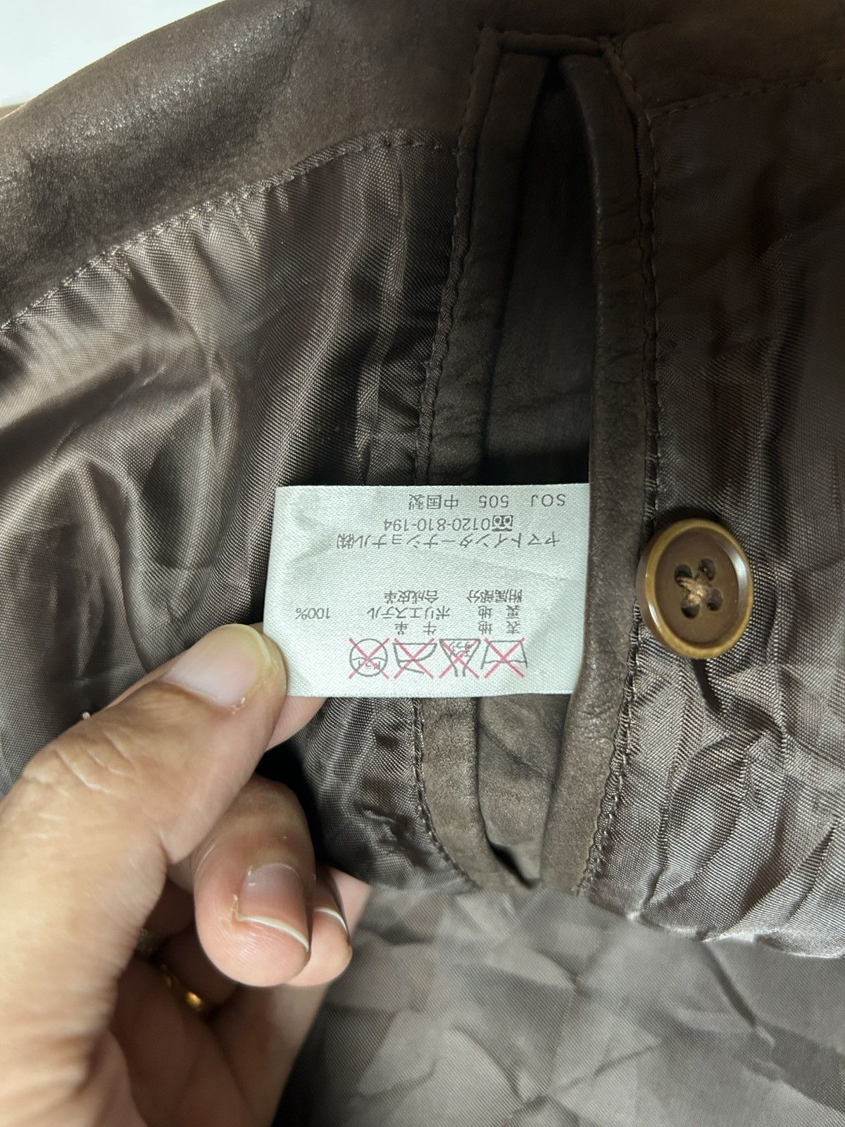 Lacoste × Vintage CROCODILE LEATHER JACKET Size US XL / EU 56 / 4 - 7 Thumbnail