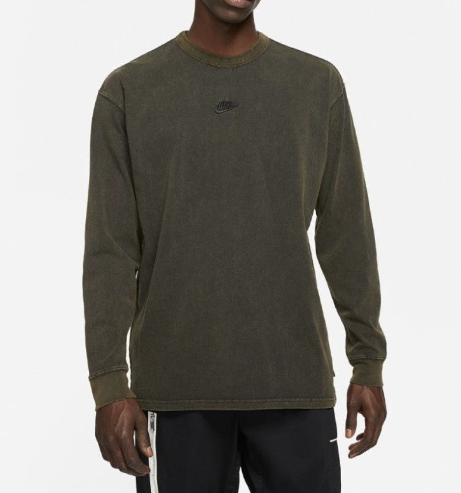 Nike Nike Centr Swoosh Tai-Dai Washed Effect Long-Sleeve Size US S / EU 44-46 / 1 - 1 Thumbnail