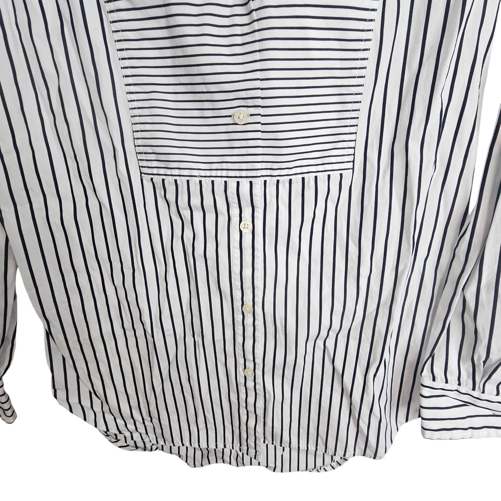 Lauren Ralph Lauren Lauren Ralph Lauren Womens Striped Cotton Tunic PS Classic Size S / US 4 / IT 40 - 3 Thumbnail