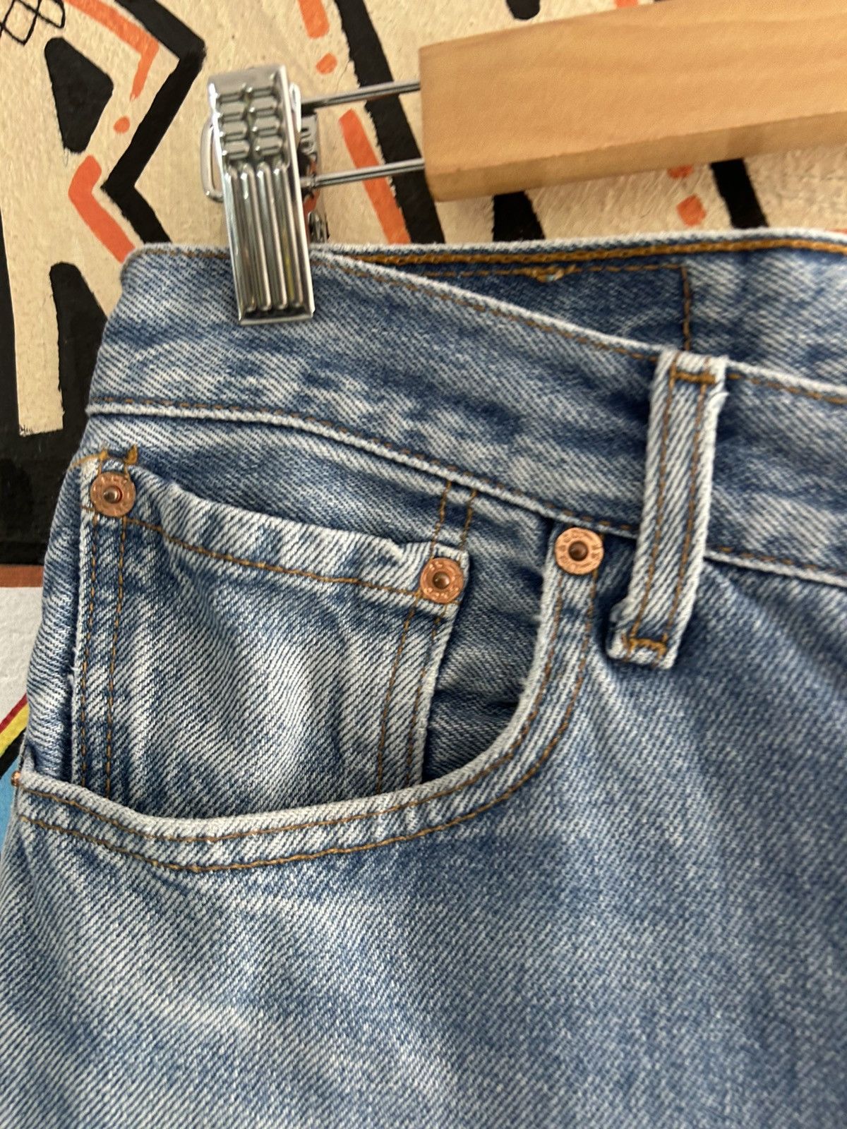 Levi's × Vintage 90s Lagos 501 jorts Size US 30 / EU 46 - 3 Thumbnail