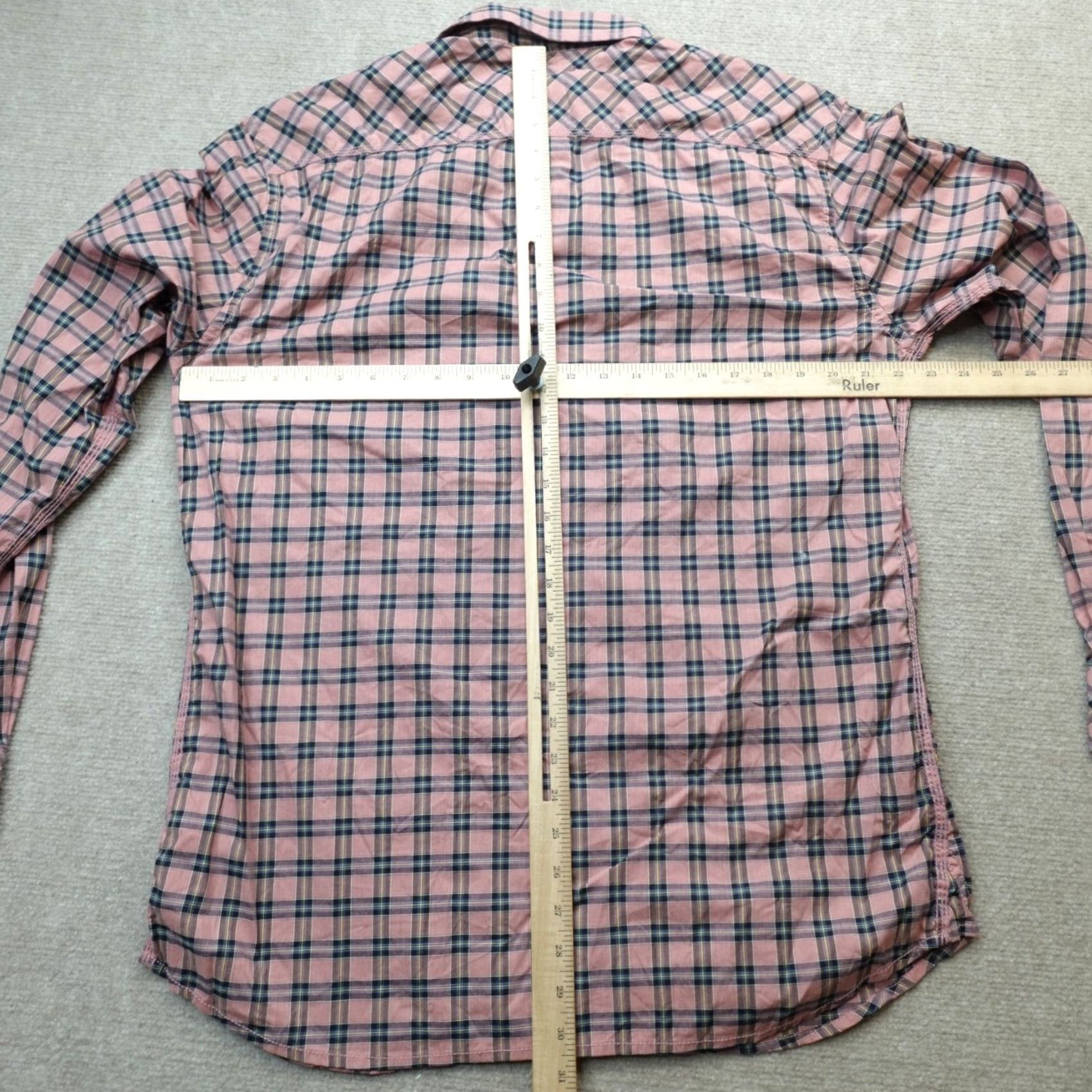 Diesel VINTAGE Diesel Shirt XL Pink Plaid Sashton NEW Men Button-Up Long Sleeve Collared Cotton USA 90s Size US XL / EU 56 / 4 - 6 Thumbnail