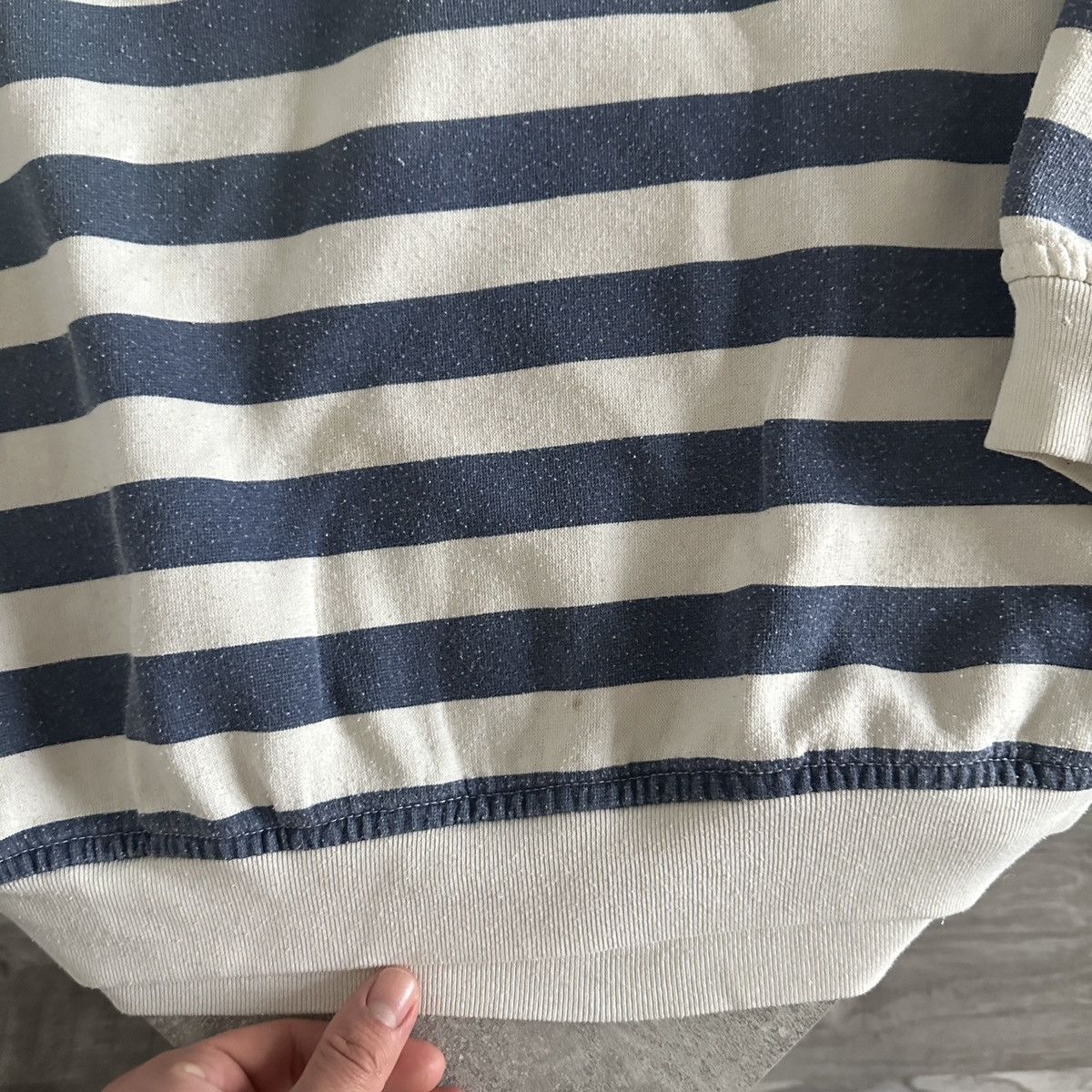 Levi's Vintage Clothing Vintage 80s Levis Beach Club striped oversize sweatshirt y2k Size US M / EU 48-50 / 2 - 8 Thumbnail