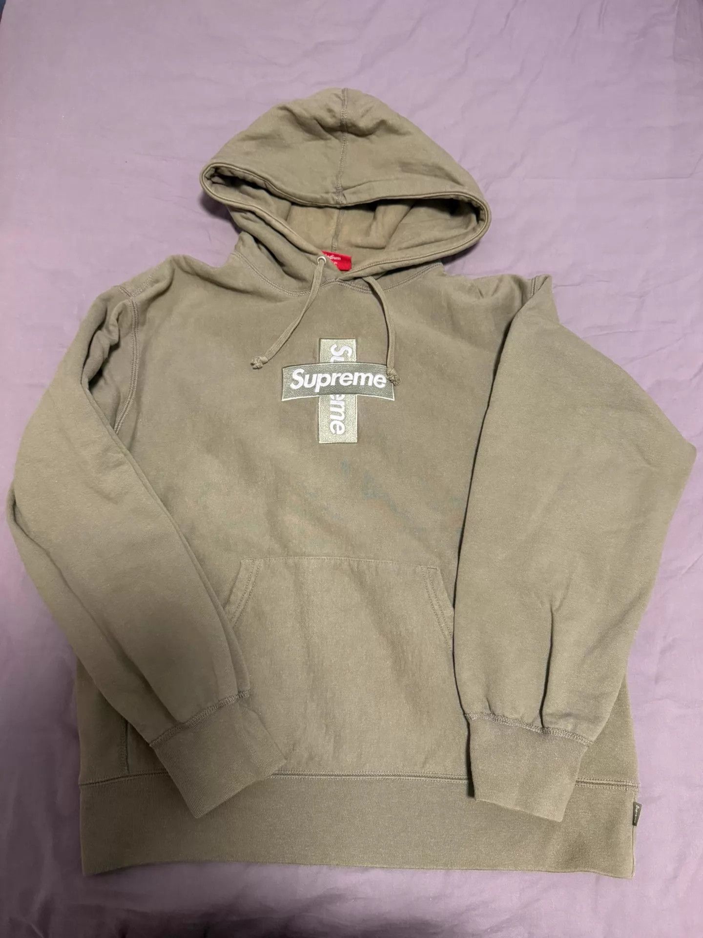 Supreme Supreme Cross Box Logo Hooded Sweatshirt M Size US M / EU 48-50 / 2 - 1 Thumbnail