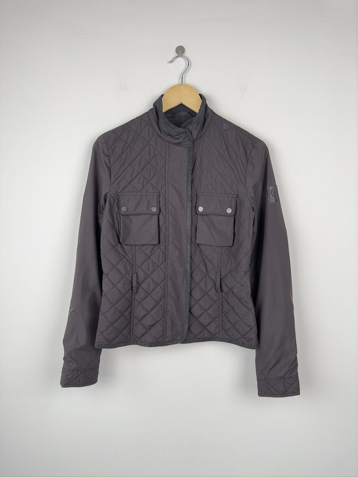 Belstaff BELSTAFF Quilted Biker Motorcycle Silver Label Jacket Size M / US 6-8 / IT 42-44 - 1 Thumbnail