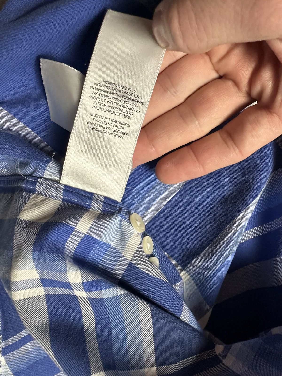 Polo Ralph Lauren × Vintage Vintage Polo Ralph Lauren plaid shirt size XL Size US XL / EU 56 / 4 - 7 Thumbnail