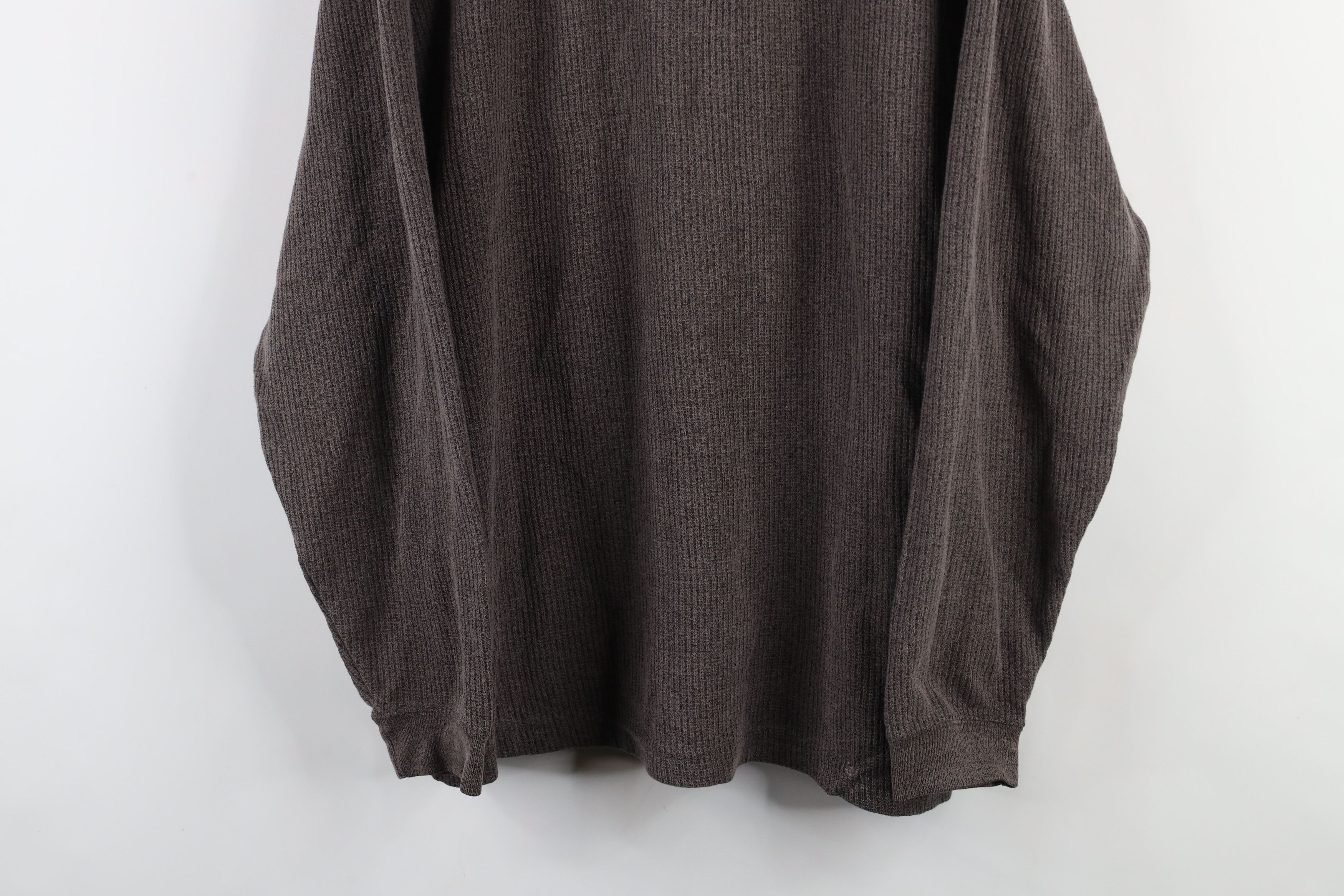 Vintage Vintage 90s Streetwear Knit Long Sleeve Henley T-Shirt Size US XL / EU 56 / 4 - 3 Thumbnail