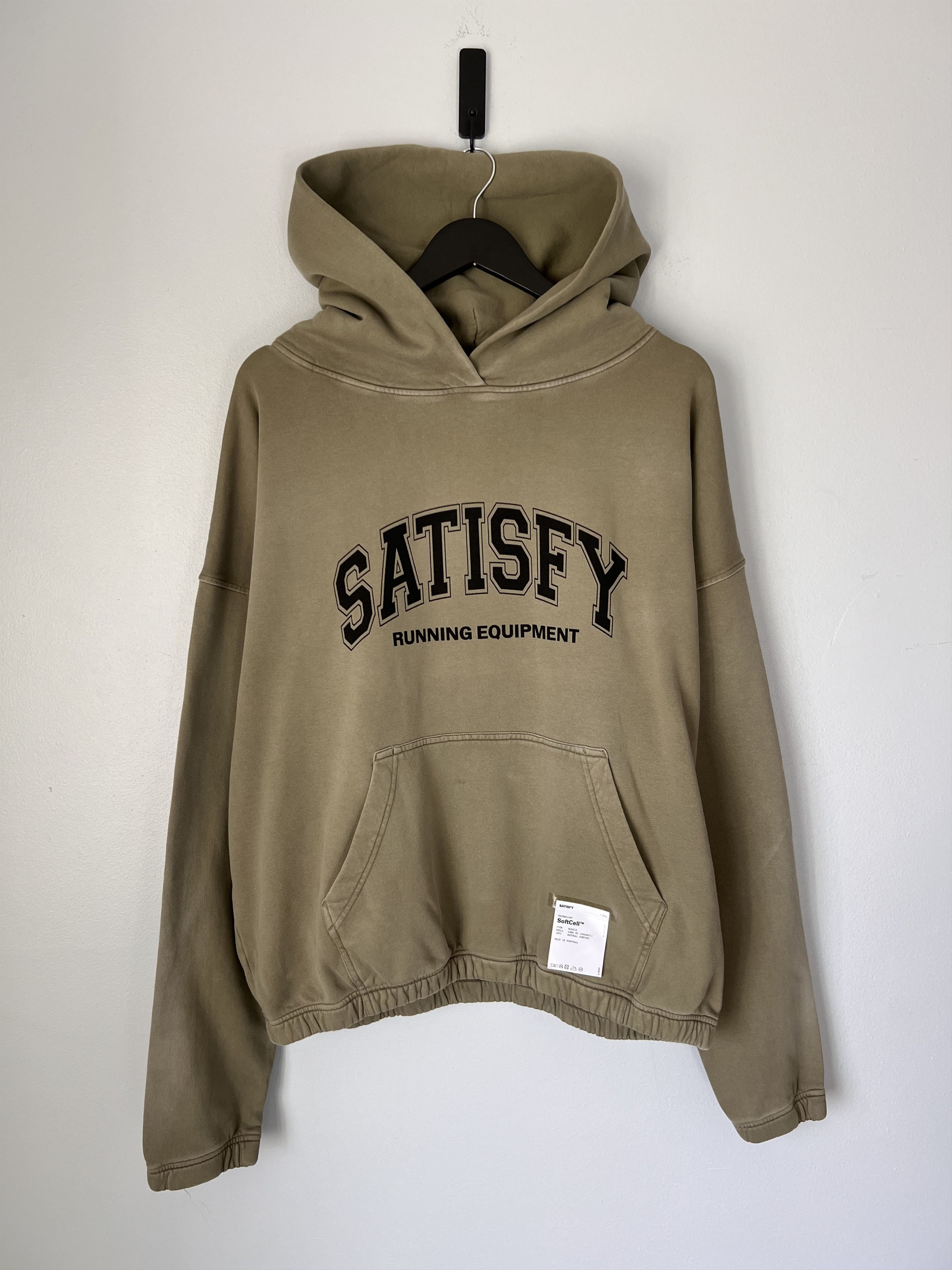 Satisfy Satisfy Running SoftCell Hoodie in Sunbleached Olive Size US L / EU 52-54 / 3 - 1 Thumbnail